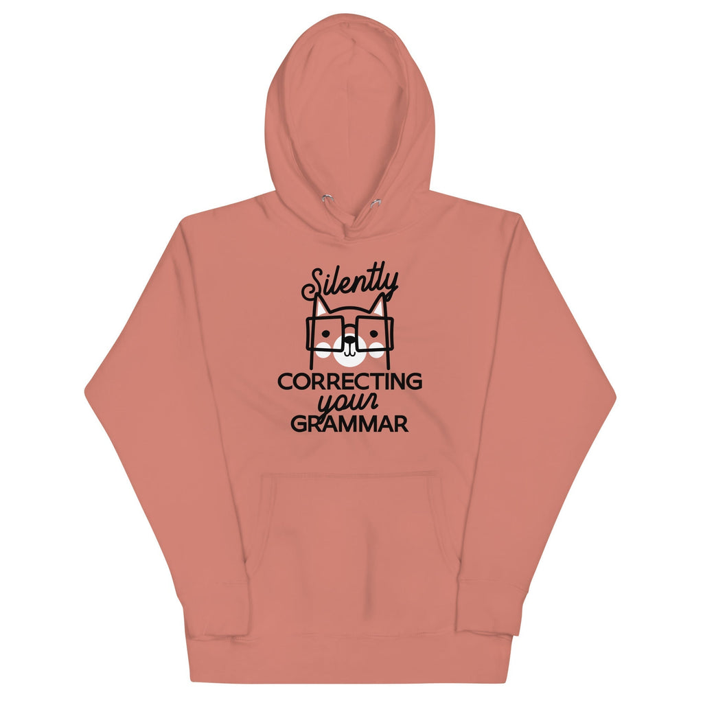 Silently Correcting Your Grammar Unisex Hoodie T-Shirts, Sweatshirt | CoreVibeTees.com (Image 2)