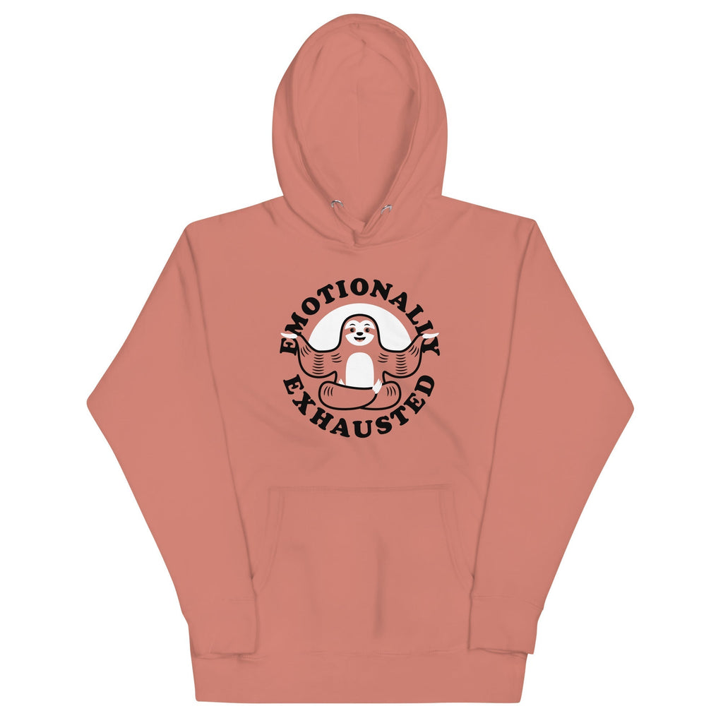 Emotionally Exhausted Unisex Hoodie T-Shirts, Sweatshirt | CoreVibeTees.com (Image 2)