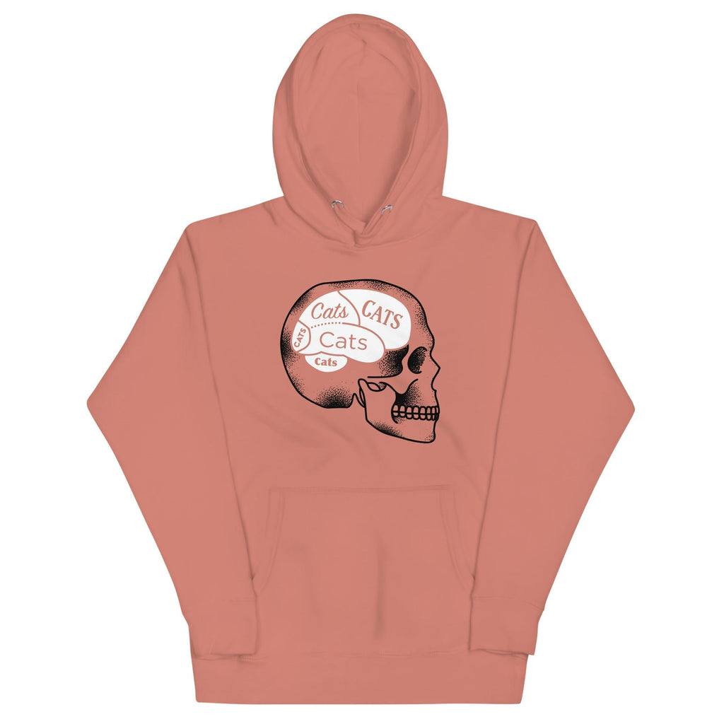 Cats On The Brain Unisex Hoodie T-Shirts, Sweatshirt | CoreVibeTees.com (Image 2)