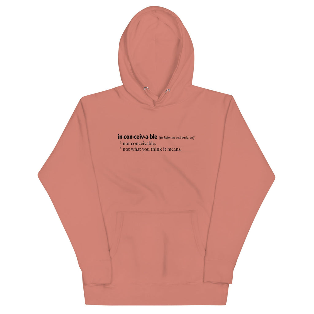Inconceivable Definition Unisex Hoodie T-Shirts, Sweatshirt | CoreVibeTees.com (Image 2)