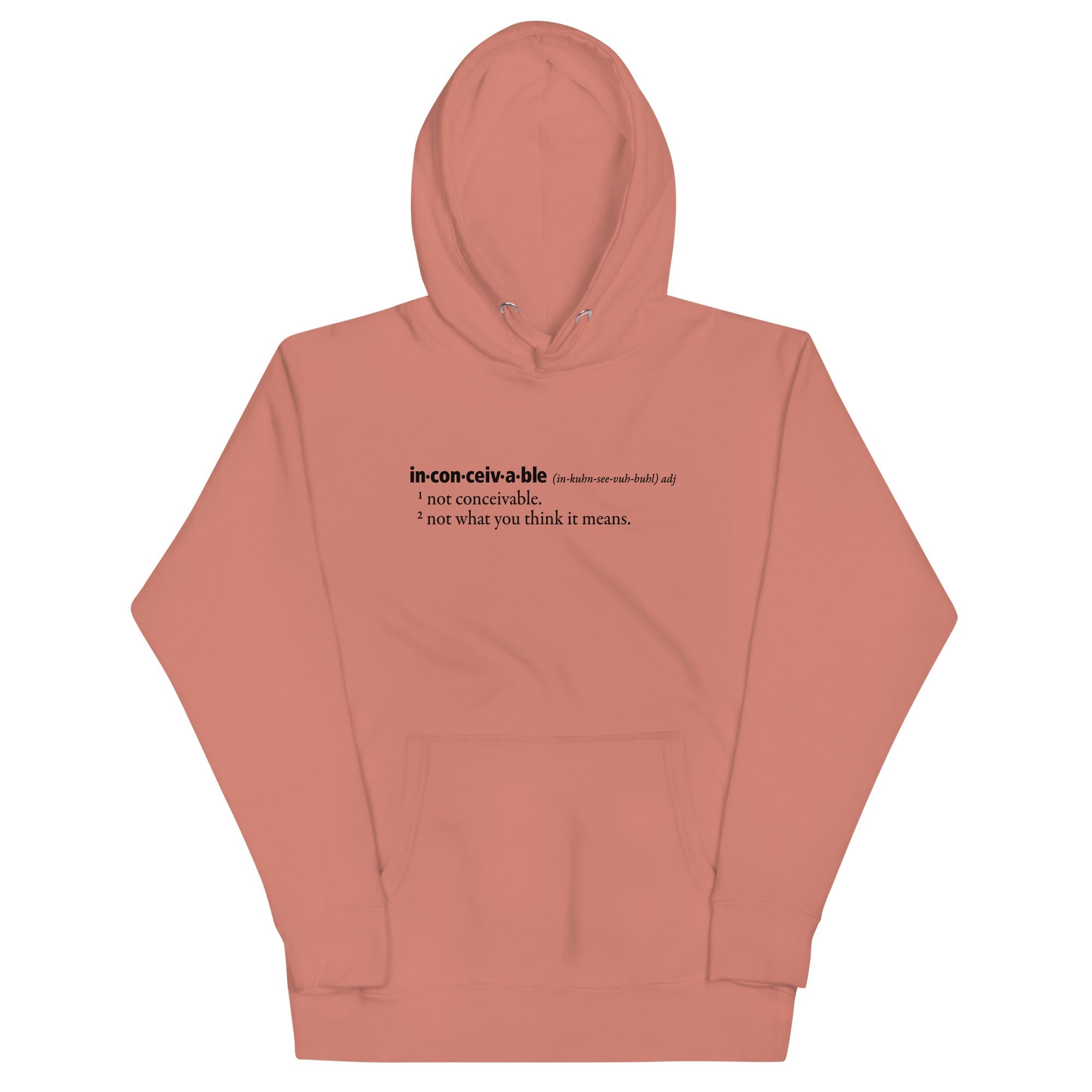 Inconceivable Definition Unisex Hoodie T-Shirts, Sweatshirt | CoreVibeTees.com (Image 2)