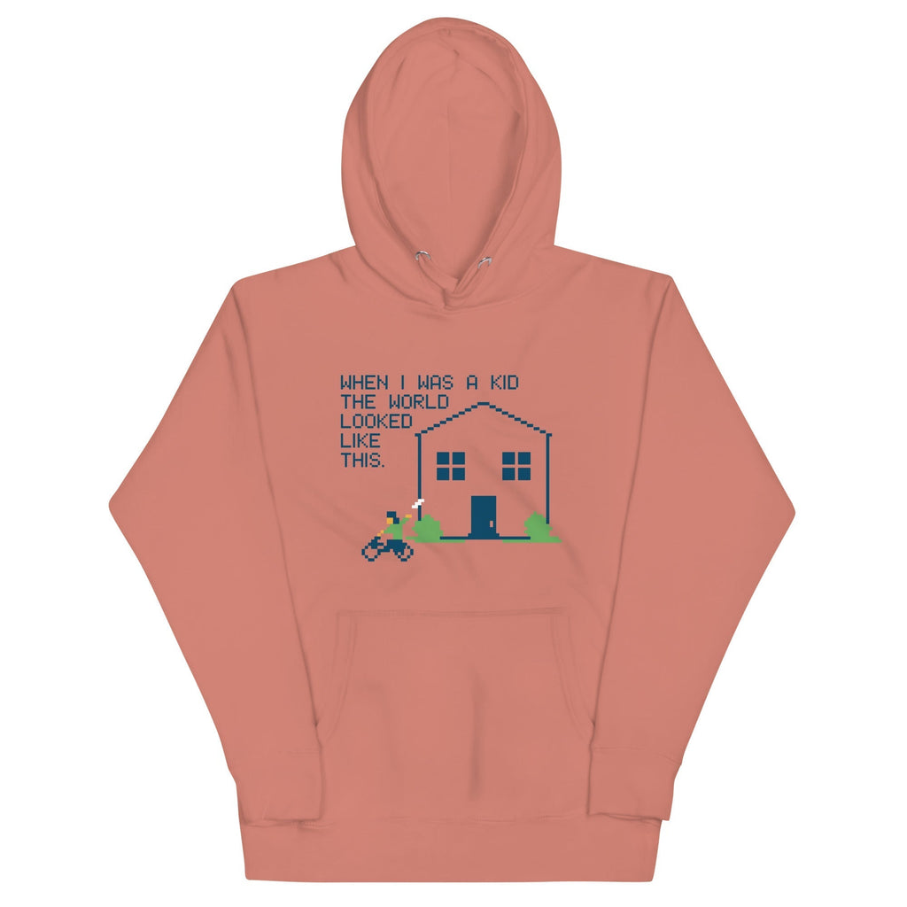 When I Was A Kid The World Unisex Hoodie T-Shirts, Sweatshirt | CoreVibeTees.com (Image 2)