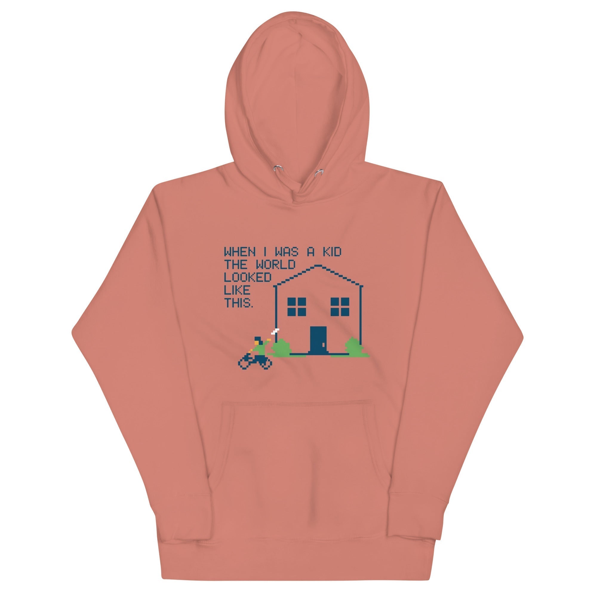 When I Was A Kid The World Unisex Hoodie T-Shirts, Sweatshirt | CoreVibeTees.com (Image 2)