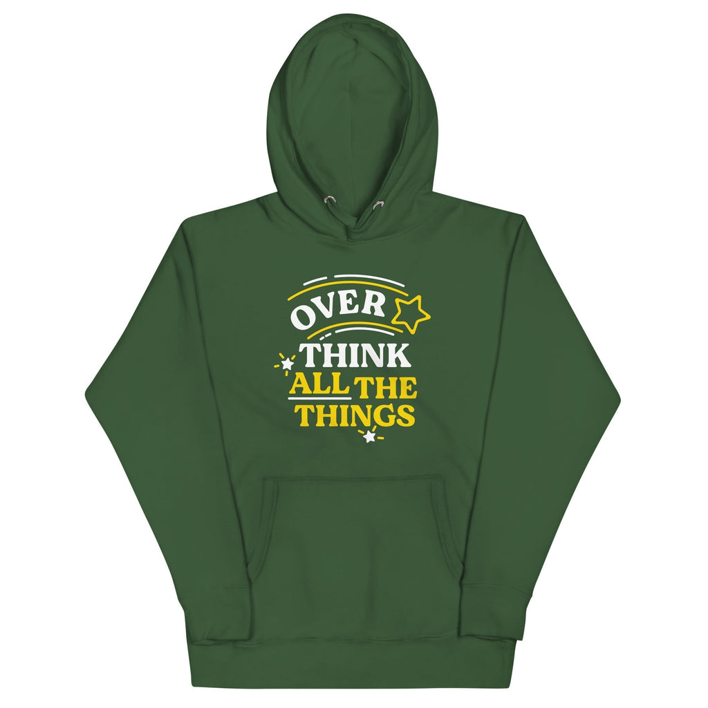 Over Think All The Things Unisex Hoodie T-Shirts, Sweatshirt | CoreVibeTees.com (Image 5)