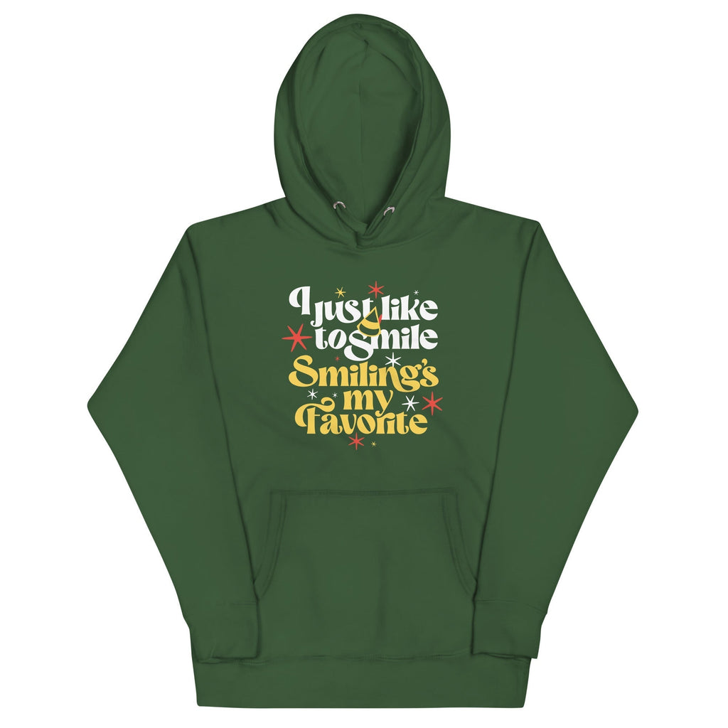 I Just Like To Smile Smiling's My Favorite Unisex Hoodie T-Shirts, Sweatshirt | CoreVibeTees.com (Image 1)