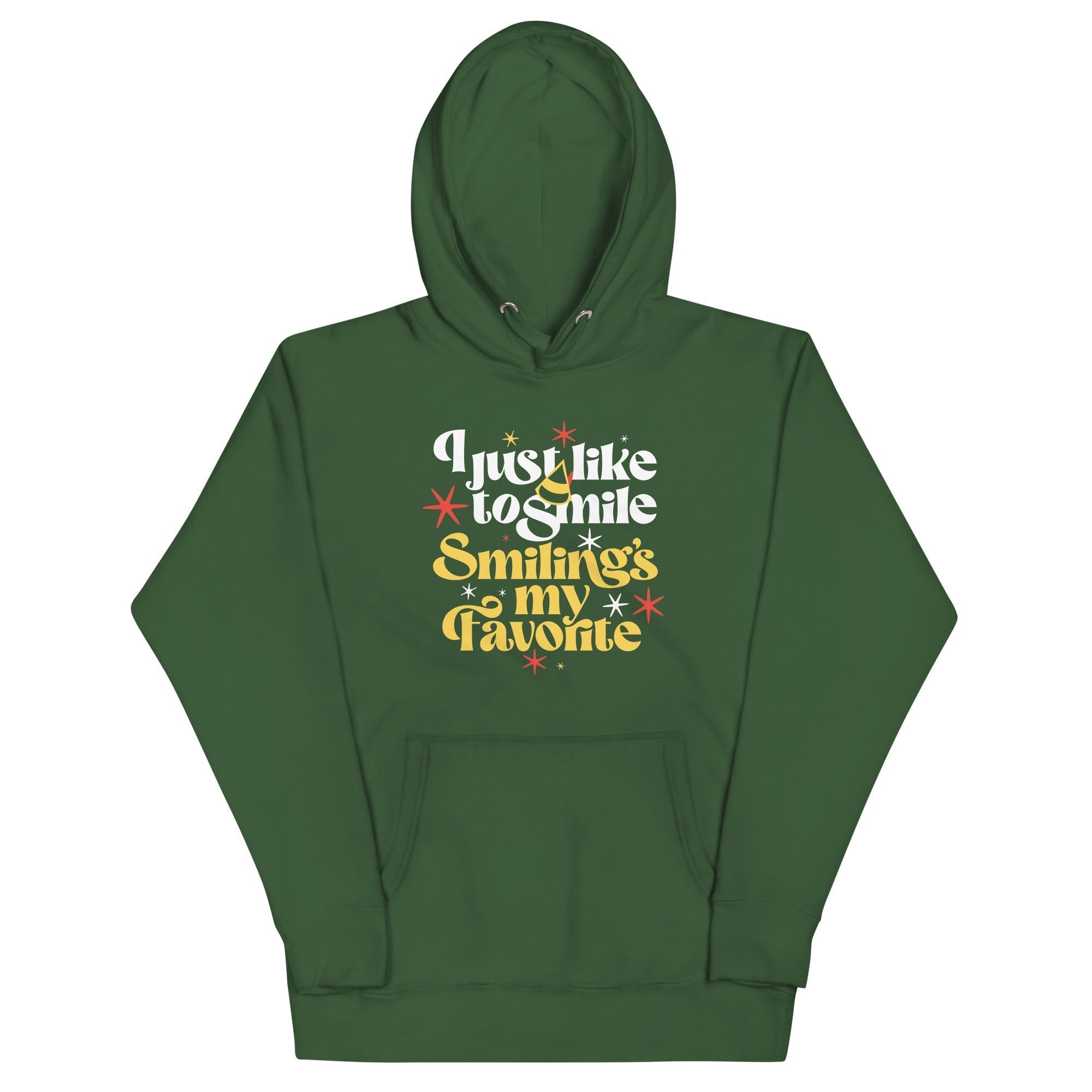 I Just Like To Smile Smiling's My Favorite Unisex Hoodie T-Shirts, Sweatshirt | CoreVibeTees.com (Image 1)