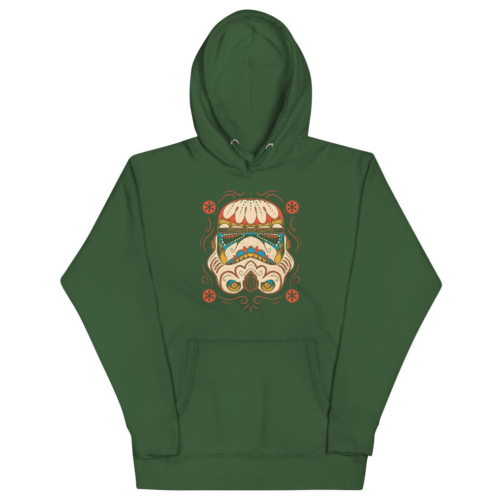Sugar Skull Trooper Unisex Hoodie T-Shirts, Sweatshirt | CoreVibeTees.com (Image 5)