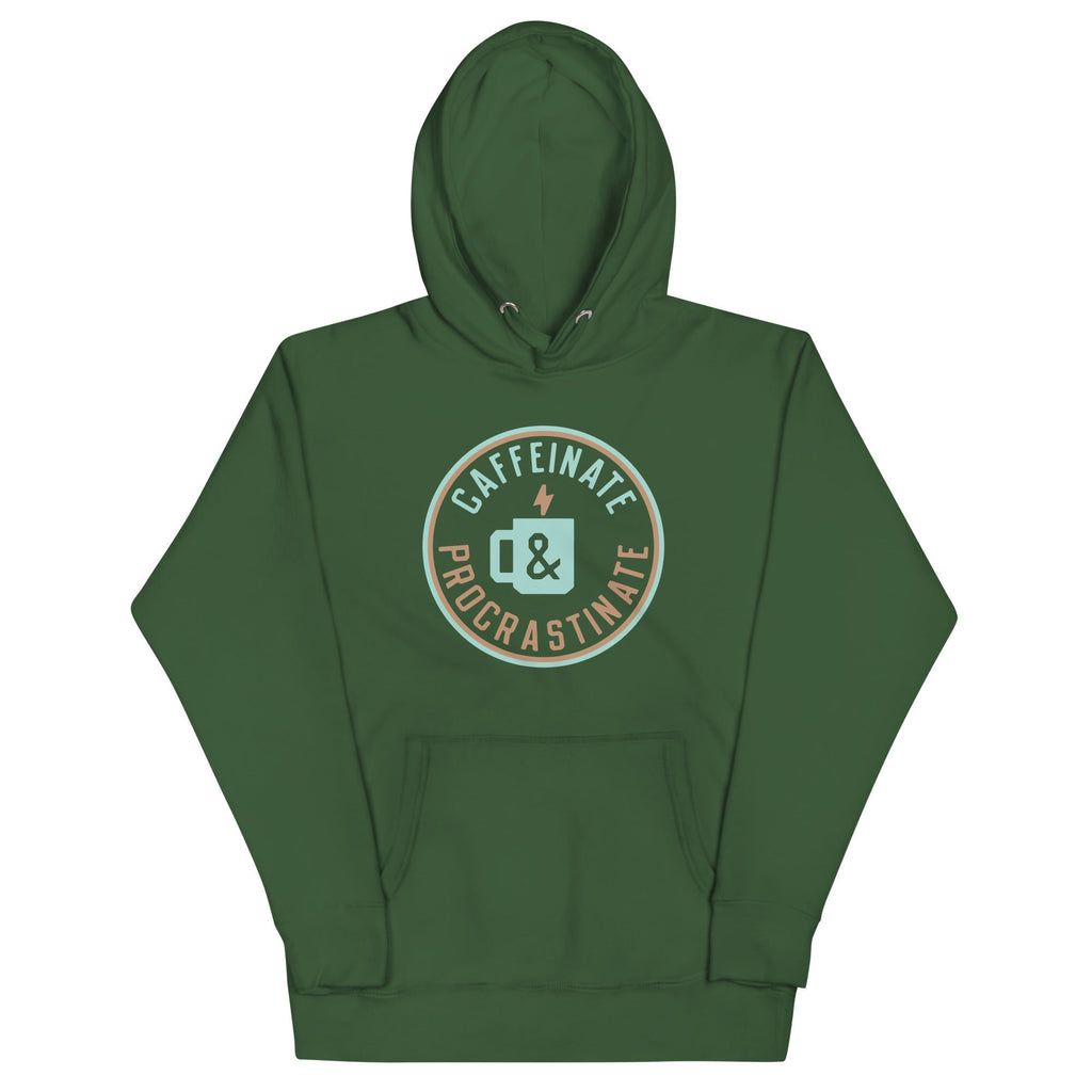 Caffeinate And Procrastinate Unisex Hoodie T-Shirts, Sweatshirt | CoreVibeTees.com (Image 5)