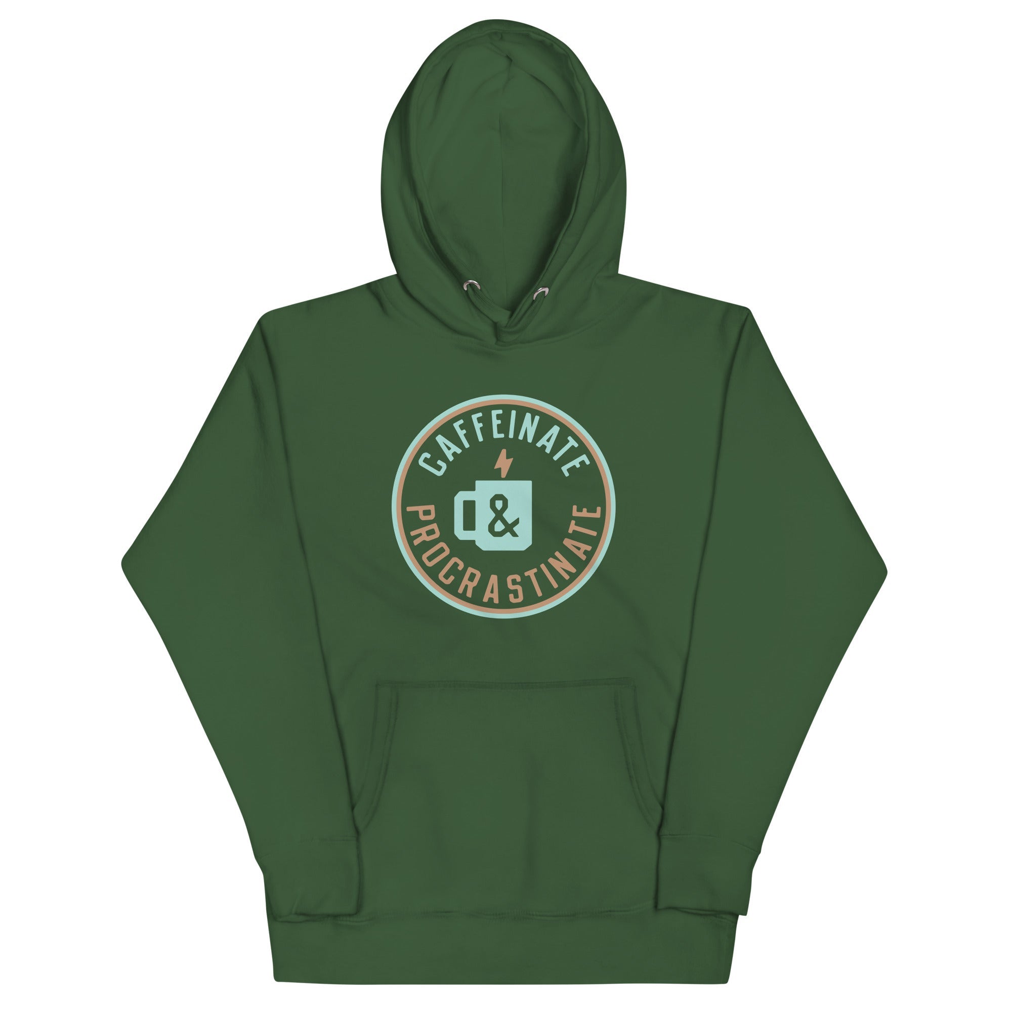Caffeinate And Procrastinate Unisex Hoodie T-Shirts, Sweatshirt | CoreVibeTees.com (Image 5)