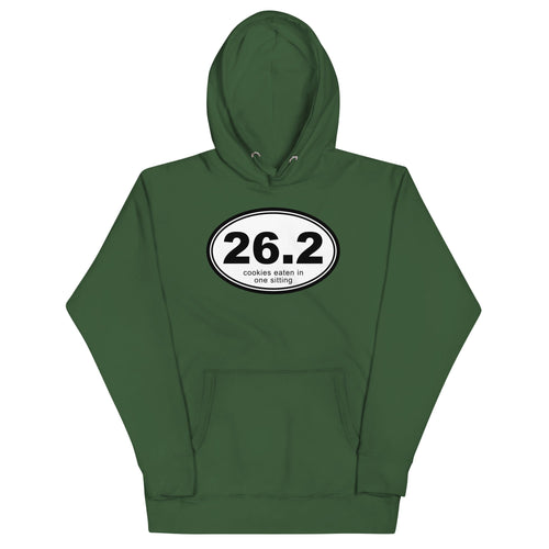 26.2 Cookies Eaten In One Sitting Unisex Hoodie T-Shirts, Sweatshirt | CoreVibeTees.com (Image 1)