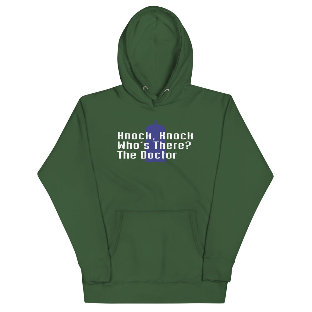 Knock Knock! Who's There? The Doctor Unisex Hoodie T-Shirts, Sweatshirt | CoreVibeTees.com (Image 4)