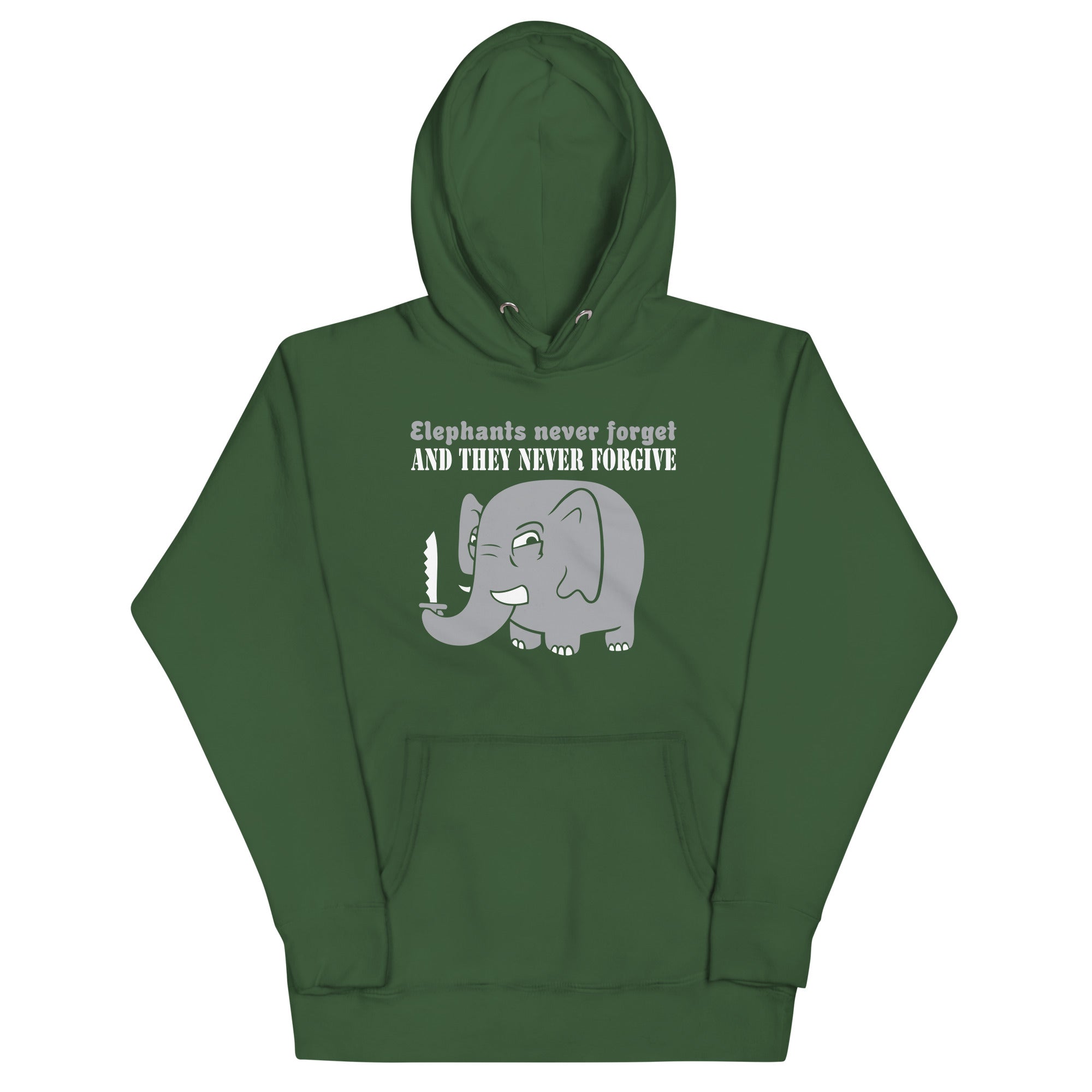 Elephants Never Forgive Unisex Hoodie T-Shirts, Sweatshirt | CoreVibeTees.com (Image 5)
