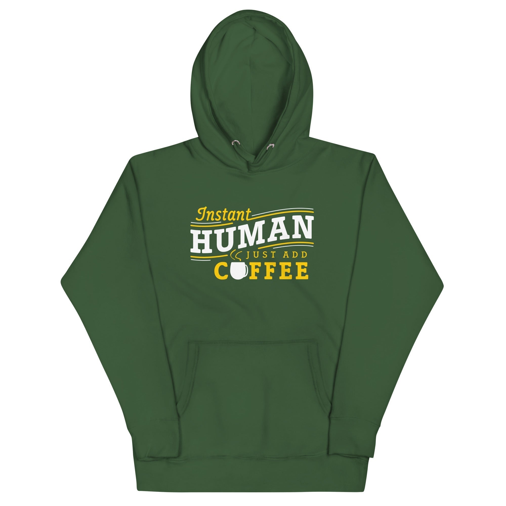 Instant Human Just Add Coffee Unisex Hoodie T-Shirts, Sweatshirt | CoreVibeTees.com (Image 5)