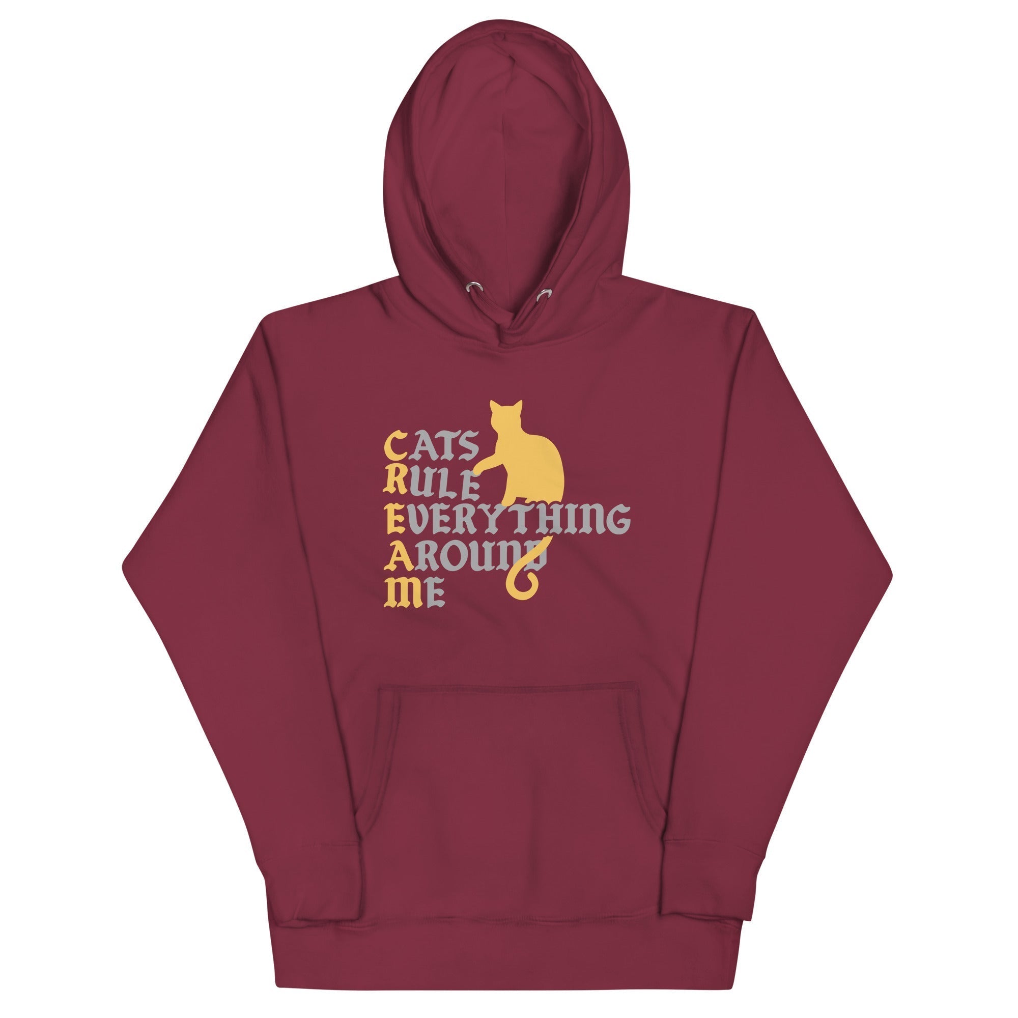 Cats Rule Everything Around Me Unisex Hoodie T-Shirts, Sweatshirt | CoreVibeTees.com (Image 3)