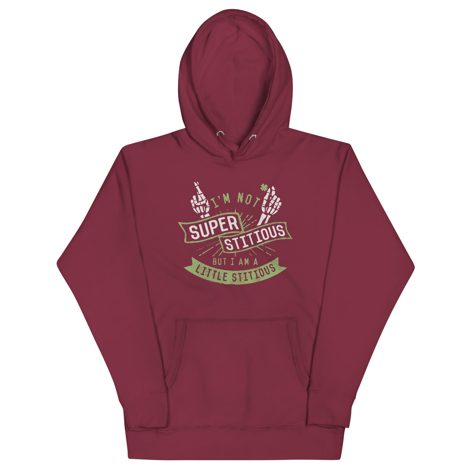 I'm Not Superstitious, But I Am A Little Stitious Unisex Hoodie T-Shirts, Sweatshirt | CoreVibeTees.com (Image 3)