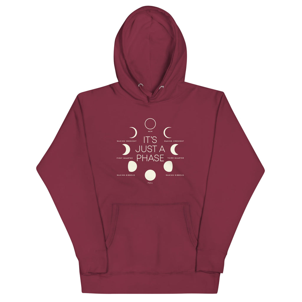 It's Just A Phase Unisex Hoodie T-Shirts, Sweatshirt | CoreVibeTees.com (Image 4)