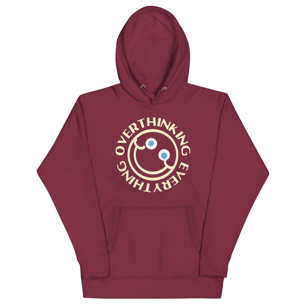 Overthinking Everything Unisex Hoodie T-Shirts, Sweatshirt | CoreVibeTees.com (Image 4)