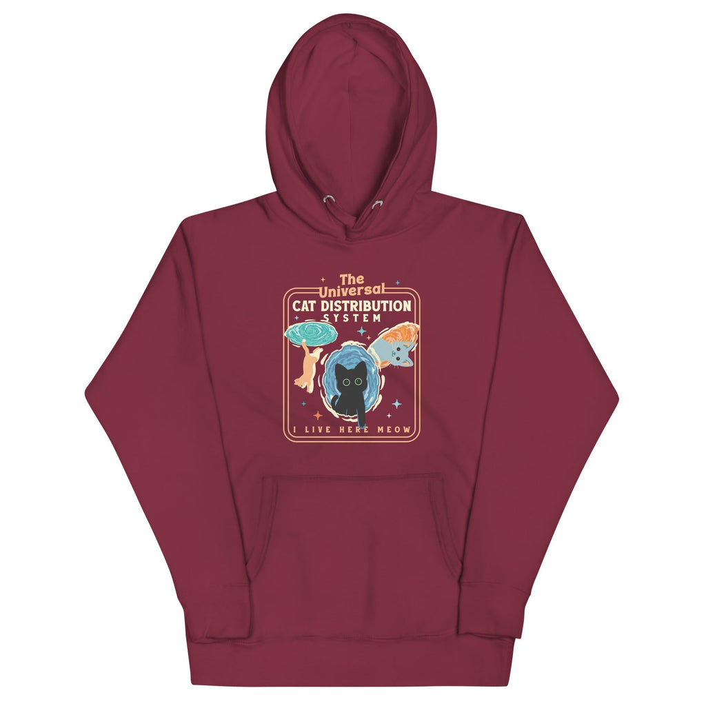 The Universal Cat Distribution System Unisex Hoodie T-Shirts, Sweatshirt | CoreVibeTees.com (Image 3)