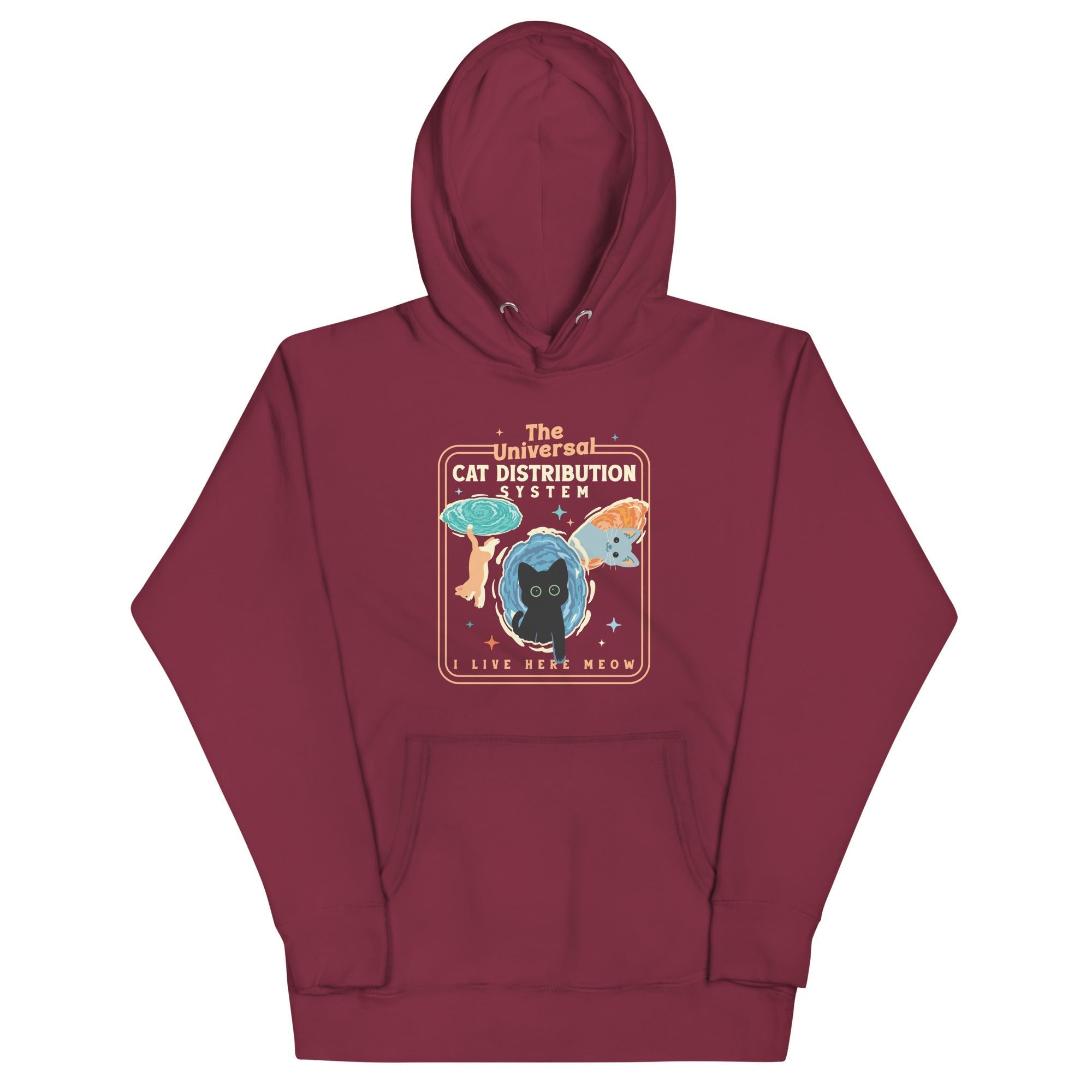 The Universal Cat Distribution System Unisex Hoodie T-Shirts, Sweatshirt | CoreVibeTees.com (Image 3)