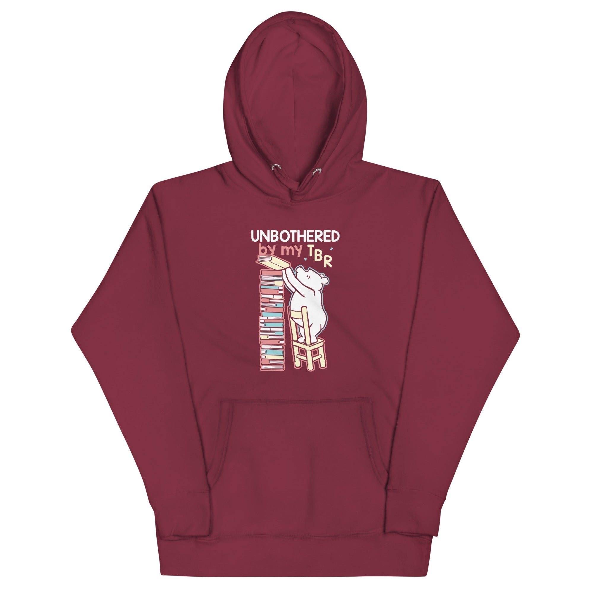 Unbothered By My TBR Unisex Hoodie T-Shirts, Sweatshirt | CoreVibeTees.com (Image 4)
