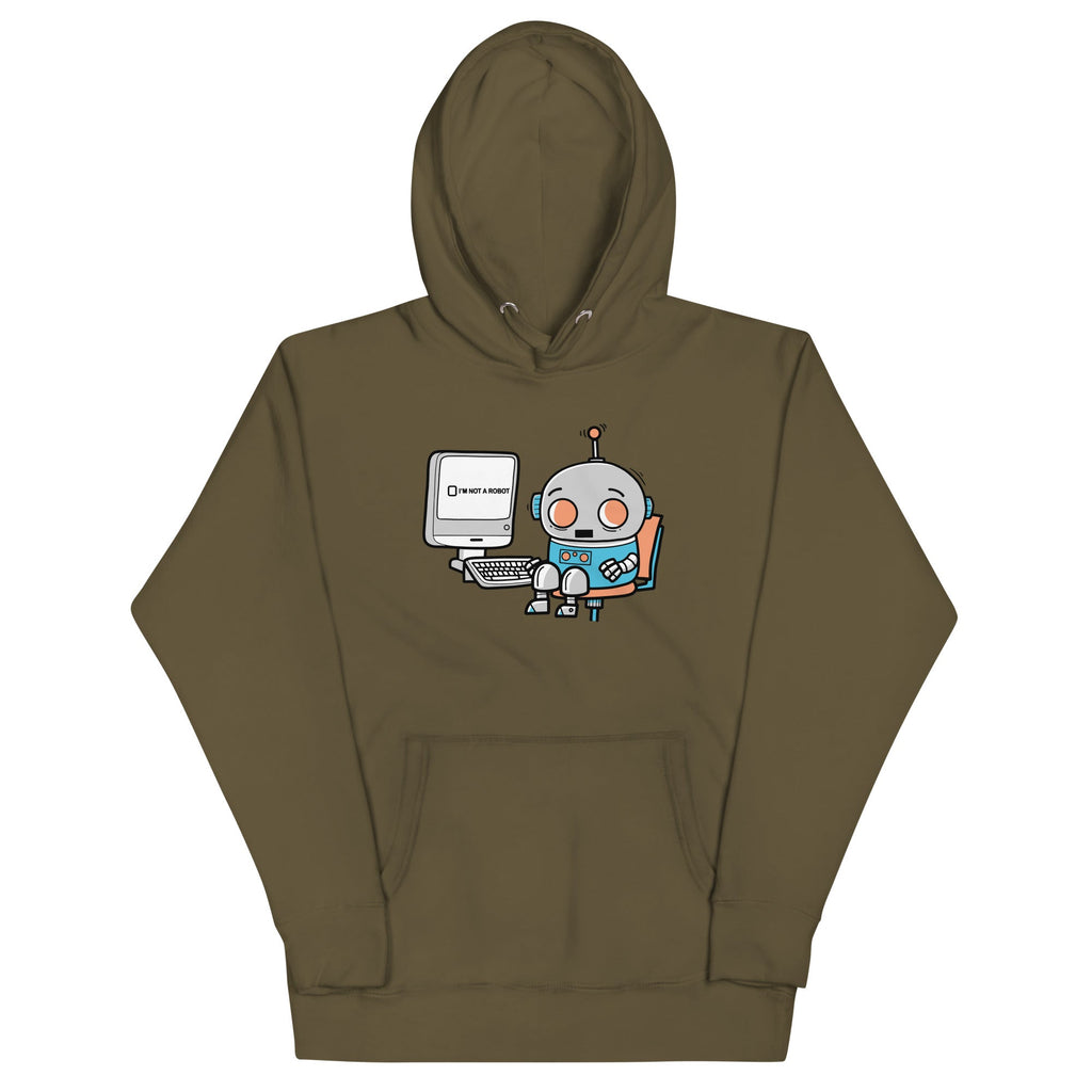 Robot Captcha Unisex Hoodie T-Shirts, Sweatshirt | CoreVibeTees.com (Image 2)