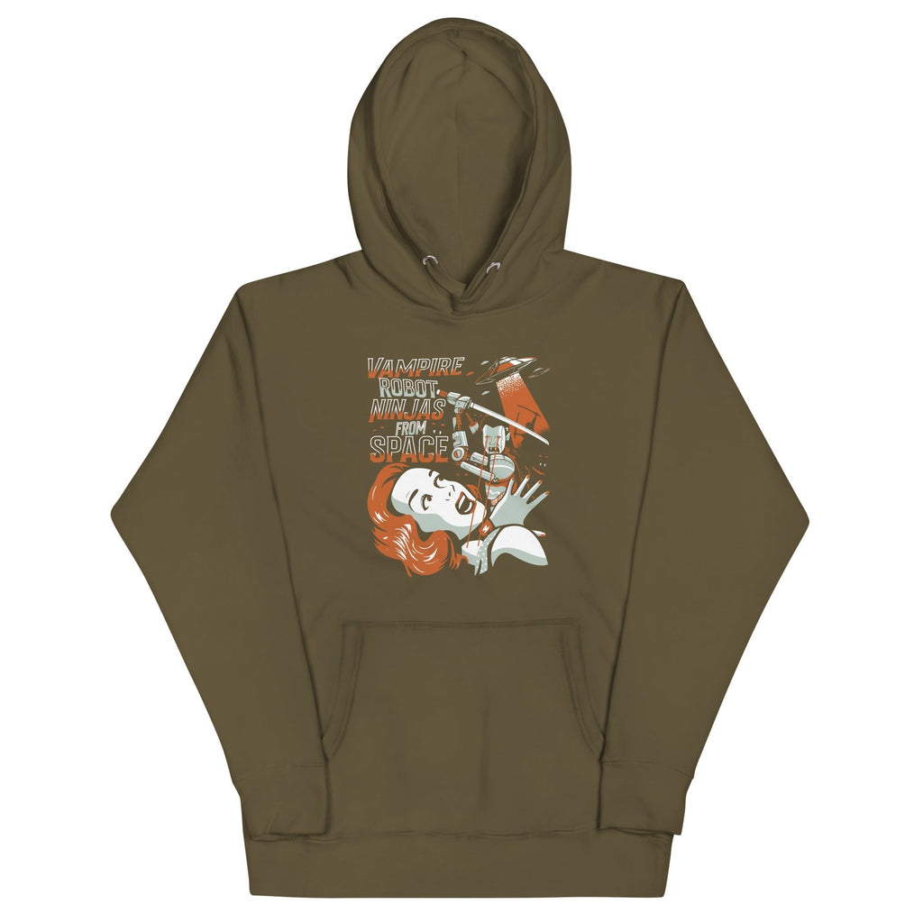 Vampire Robot Ninja From Space Unisex Hoodie T-Shirts, Sweatshirt | CoreVibeTees.com (Image 5)