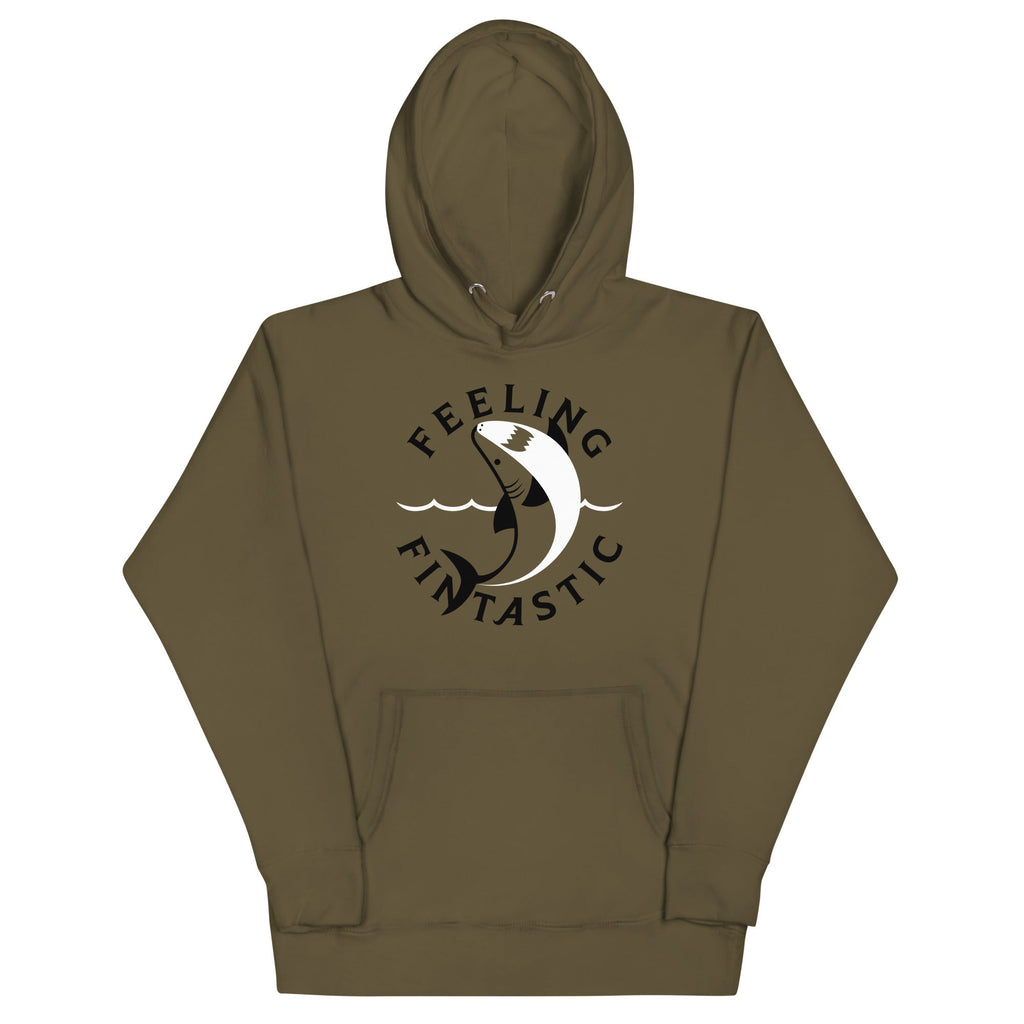 Feeling Fintastic Unisex Hoodie T-Shirts, Sweatshirt | CoreVibeTees.com (Image 2)