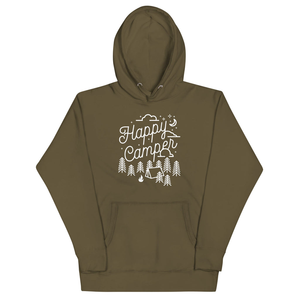 Happy Camper Unisex Hoodie T-Shirts, Sweatshirt | CoreVibeTees.com (Image 5)