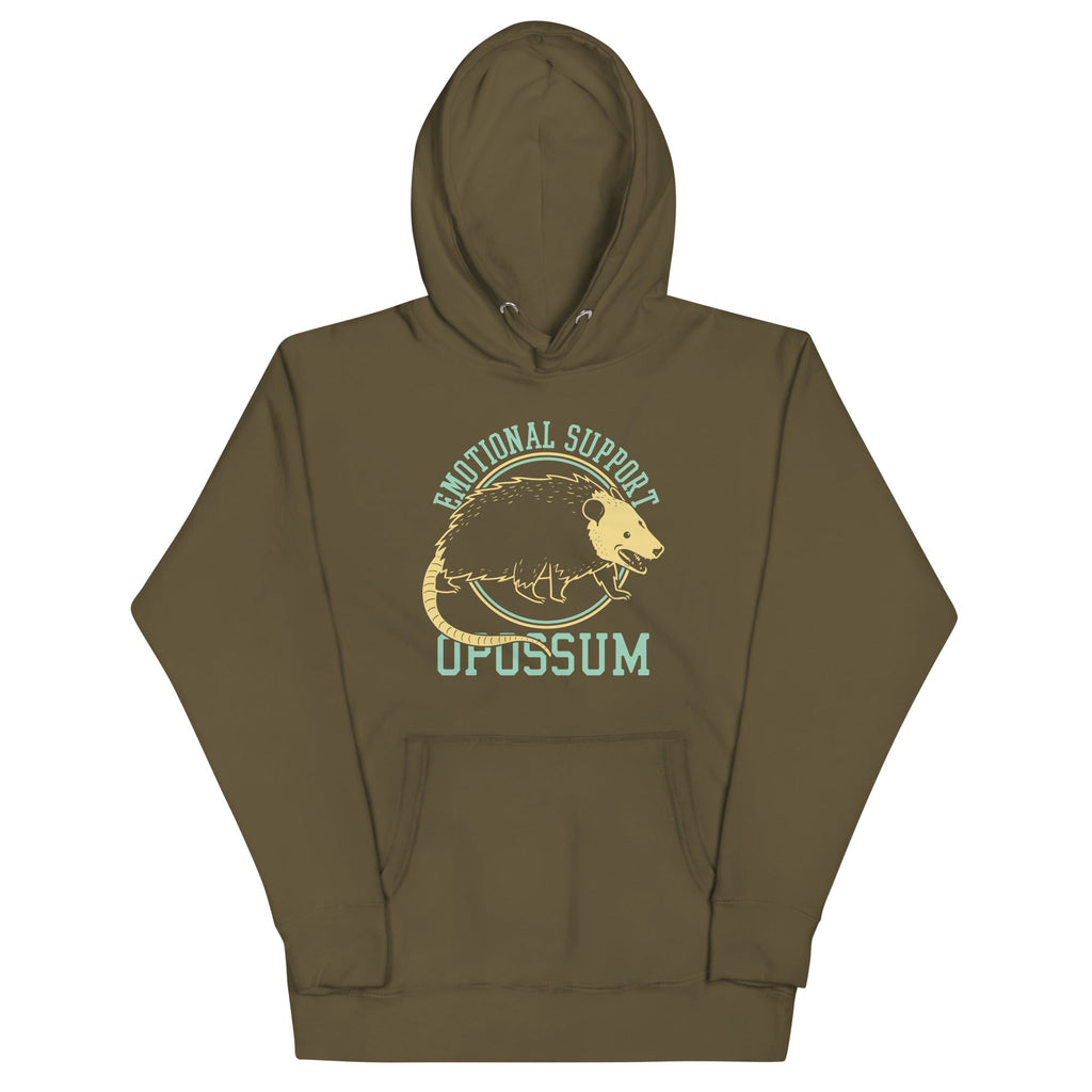 Emotional Support Opossum Unisex Hoodie T-Shirts, Sweatshirt | CoreVibeTees.com (Image 1)