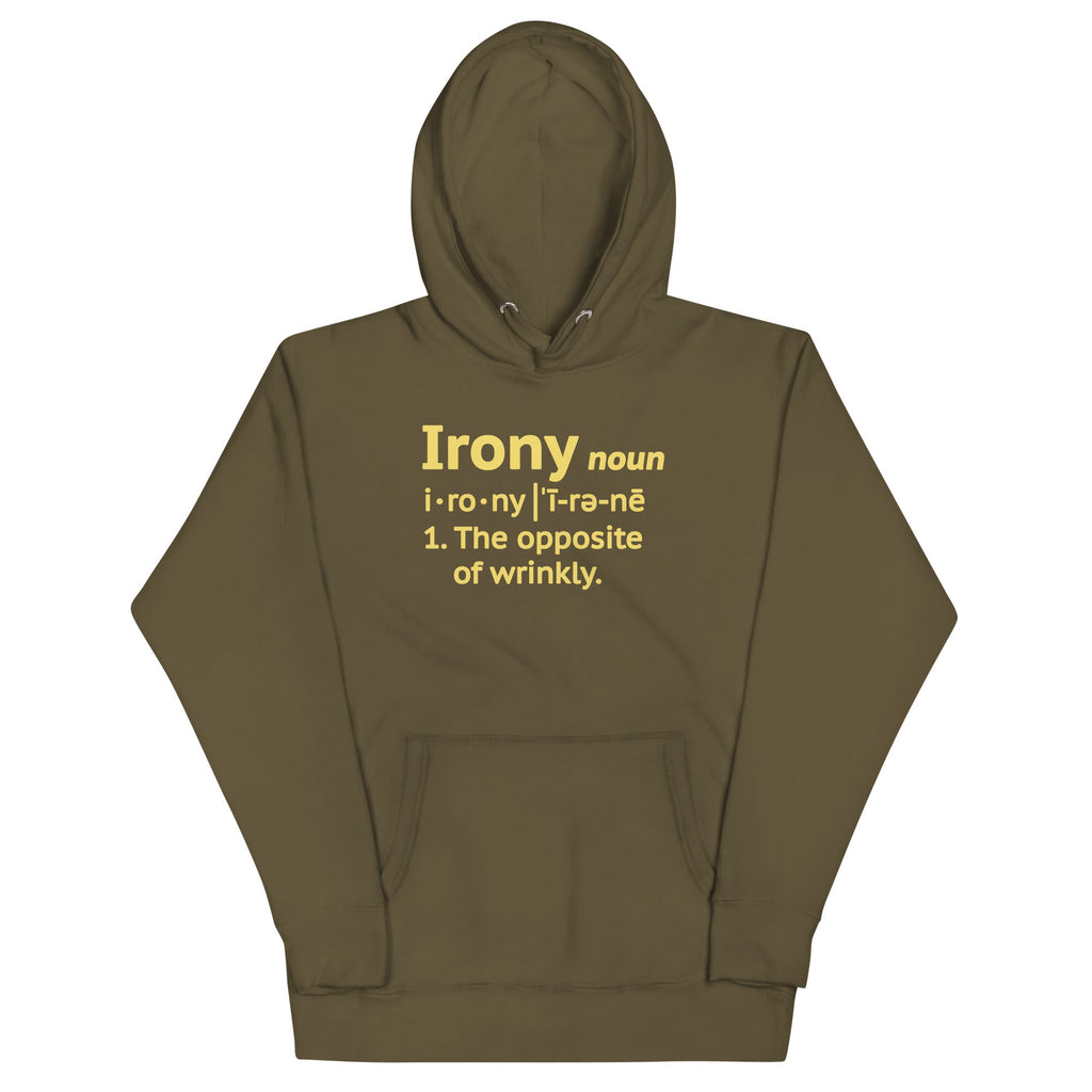 Irony Definition Unisex Hoodie T-Shirts, Sweatshirt | CoreVibeTees.com (Image 5)
