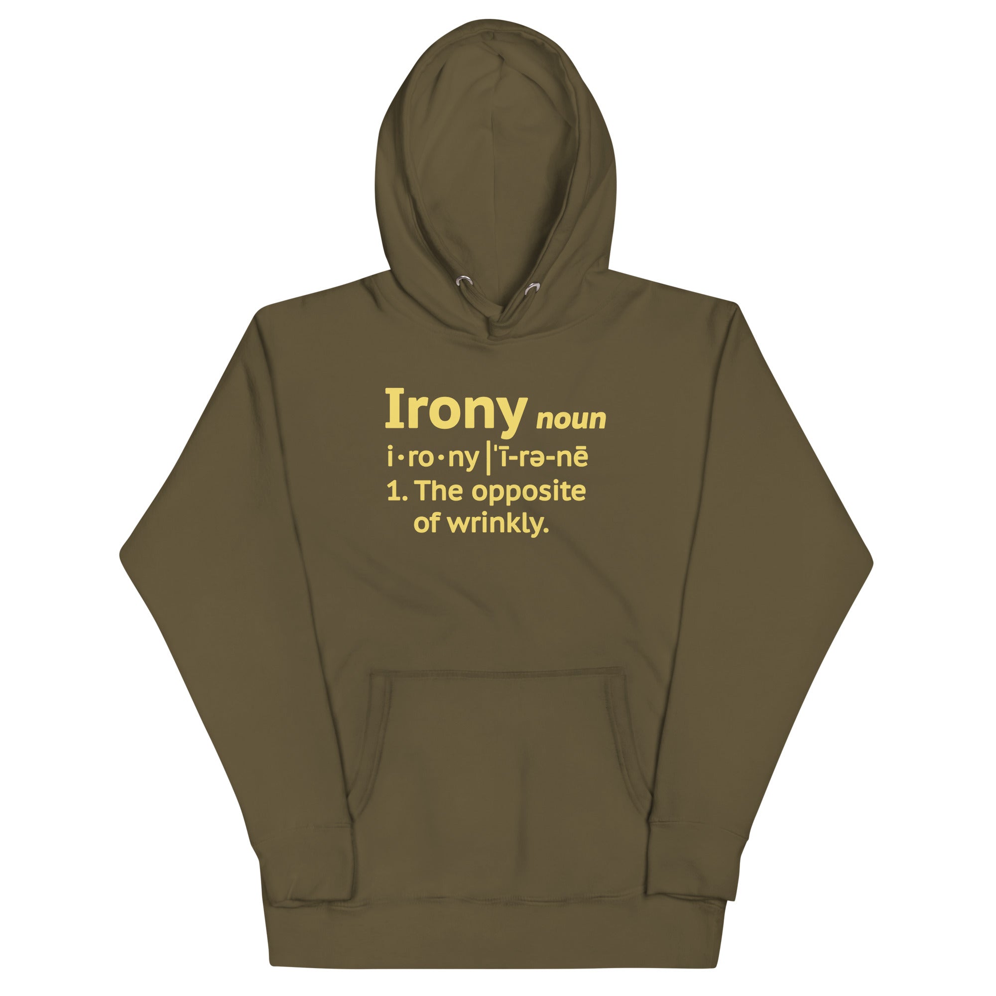 Irony Definition Unisex Hoodie T-Shirts, Sweatshirt | CoreVibeTees.com (Image 5)