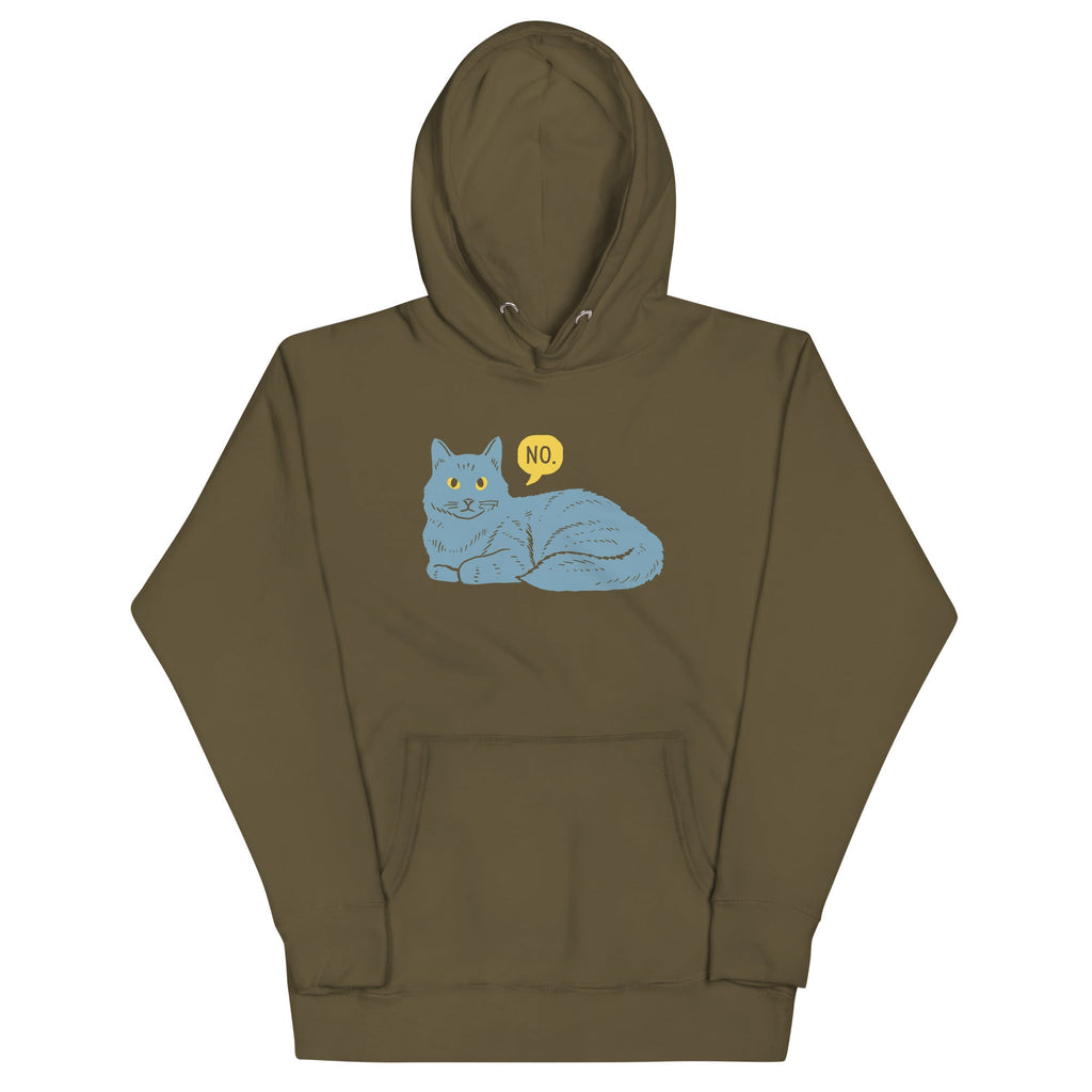 No Cat Unisex Hoodie T-Shirts, Sweatshirt | CoreVibeTees.com (Image 4)