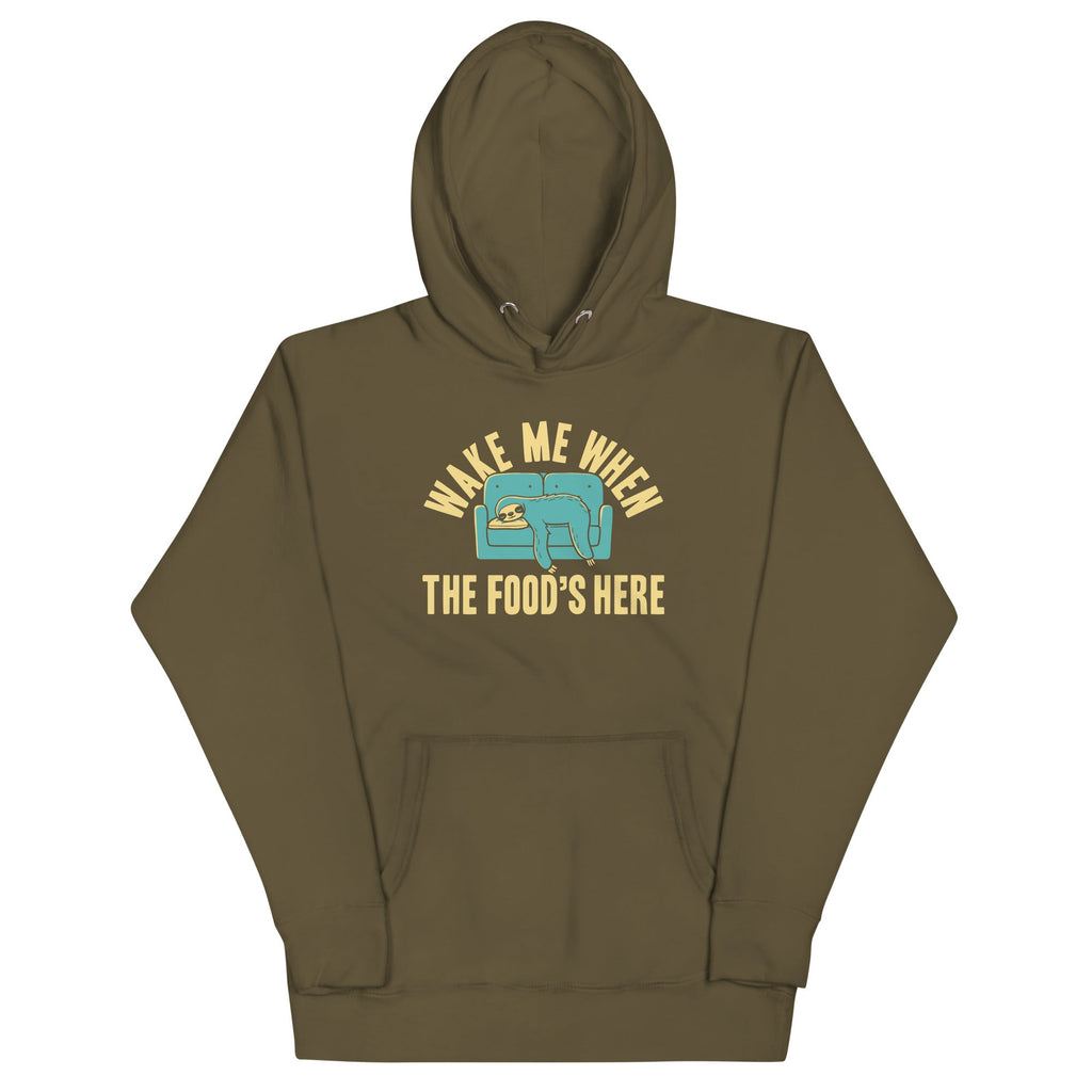Wake Me When The Food's Here Unisex Hoodie T-Shirts, Sweatshirt | CoreVibeTees.com (Image 5)