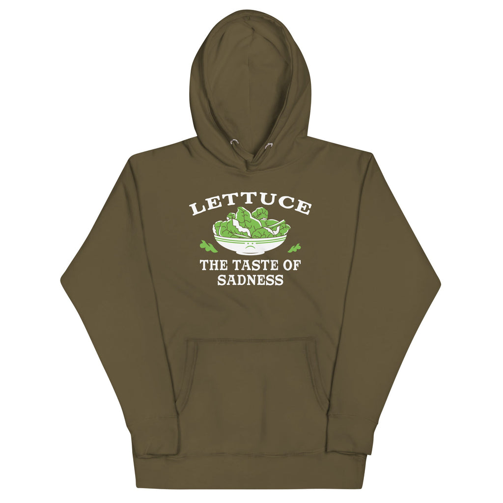 Lettuce, The Taste Of Sadness Unisex Hoodie T-Shirts, Sweatshirt | CoreVibeTees.com (Image 5)