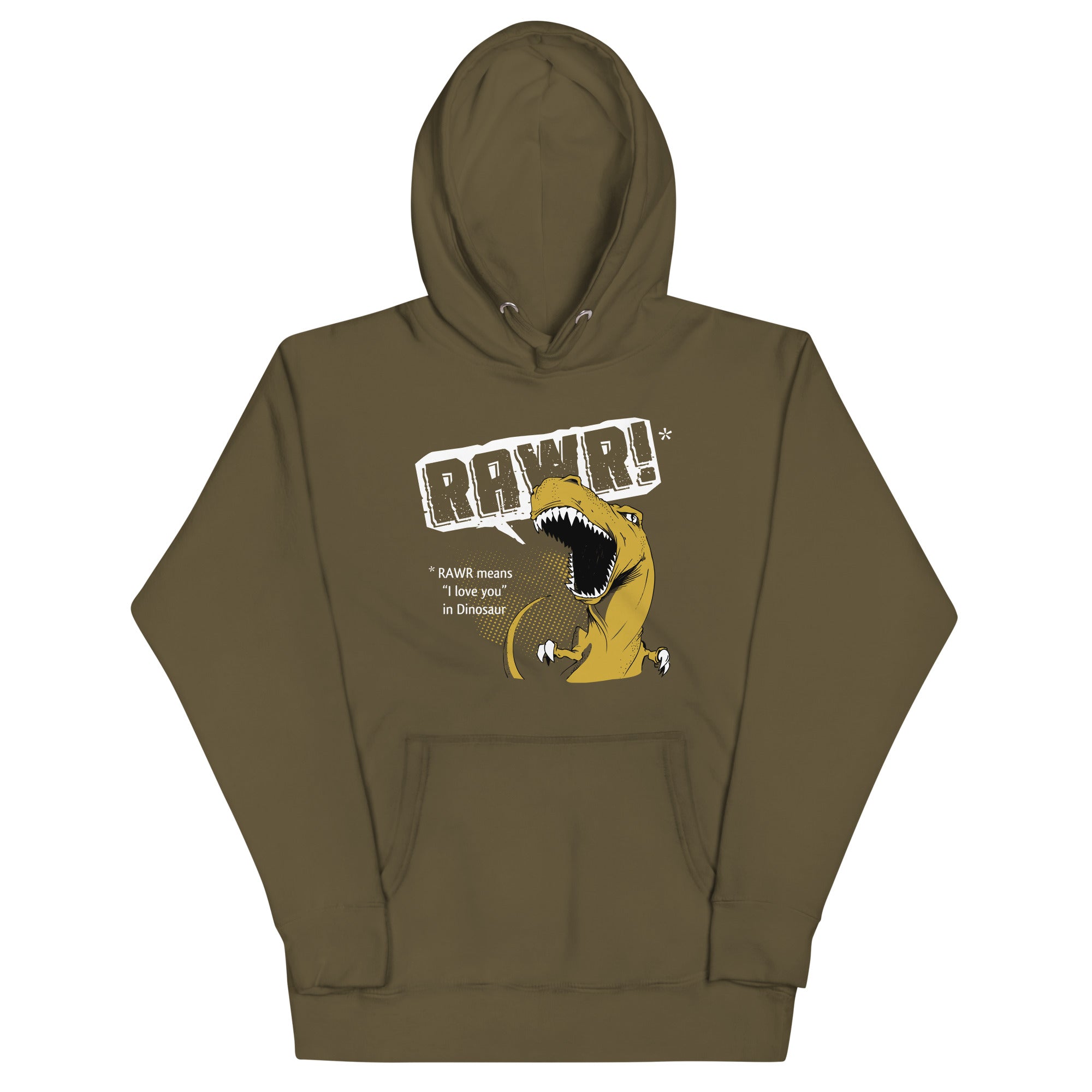Rawr Means I Love You Unisex Hoodie T-Shirts, Sweatshirt | CoreVibeTees.com (Image 1)