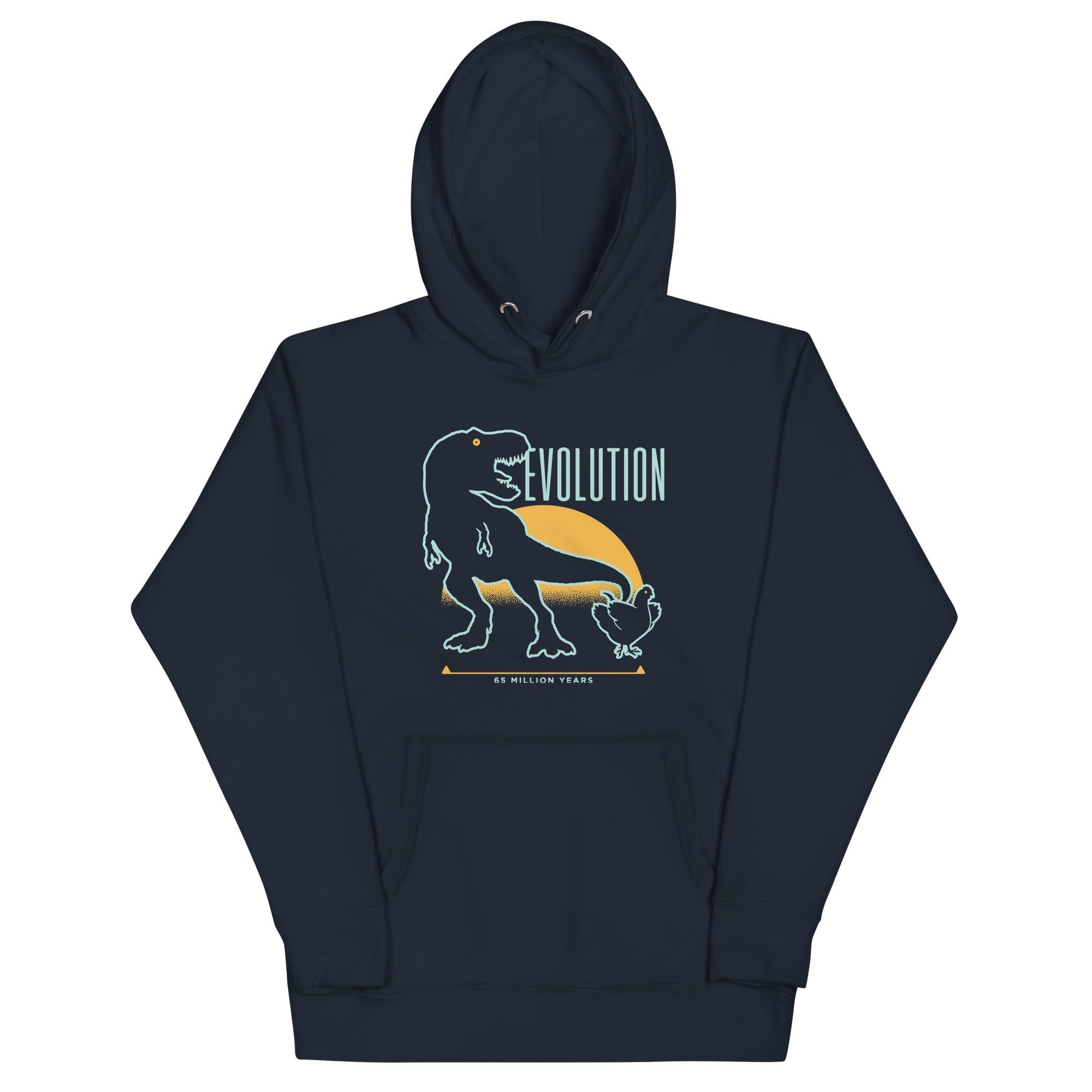 Dinosaur Evolution Unisex Hoodie T-Shirts, Sweatshirt | CoreVibeTees.com (Image 3)