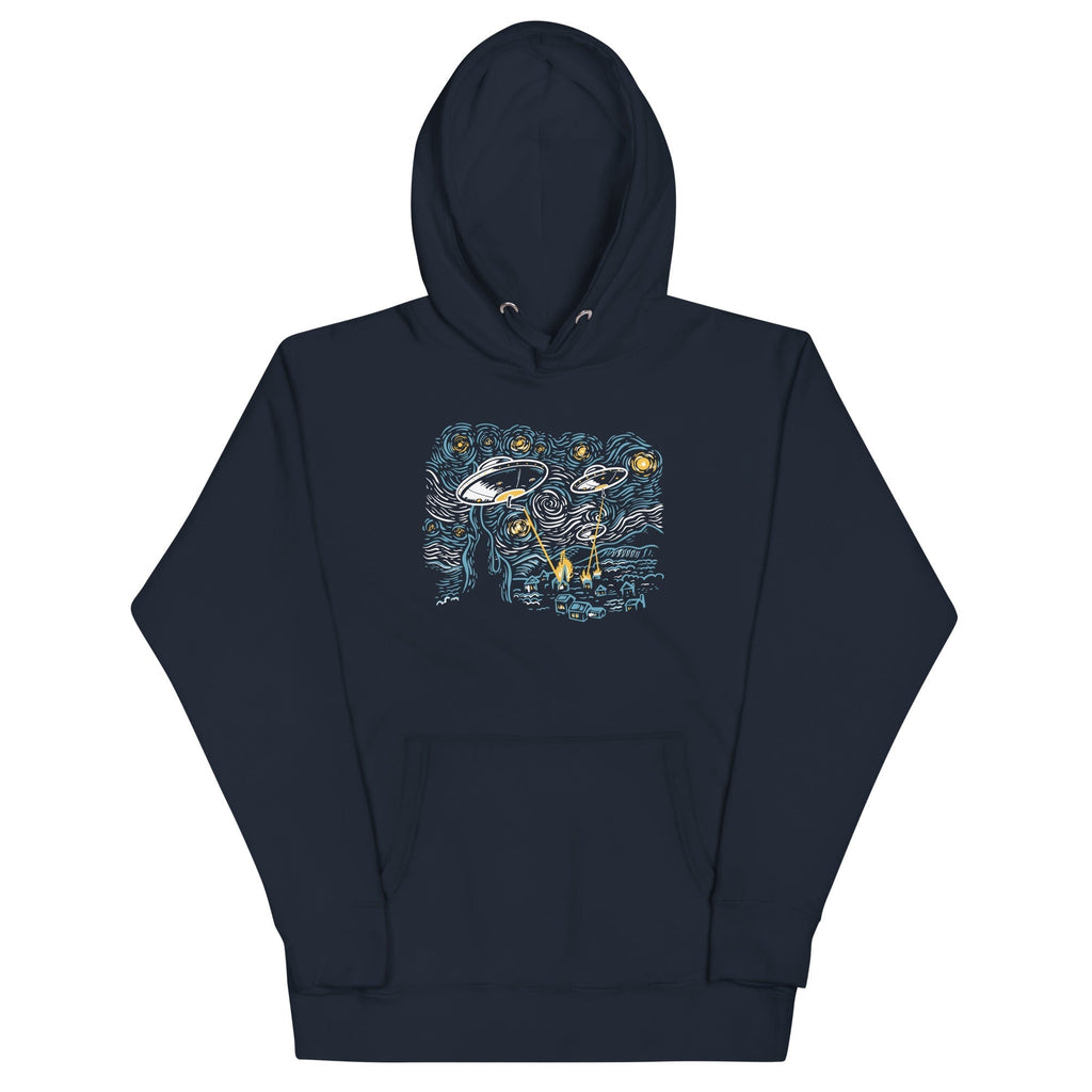 Starry Invasion Unisex Hoodie T-Shirts, Sweatshirt | CoreVibeTees.com (Image 2)
