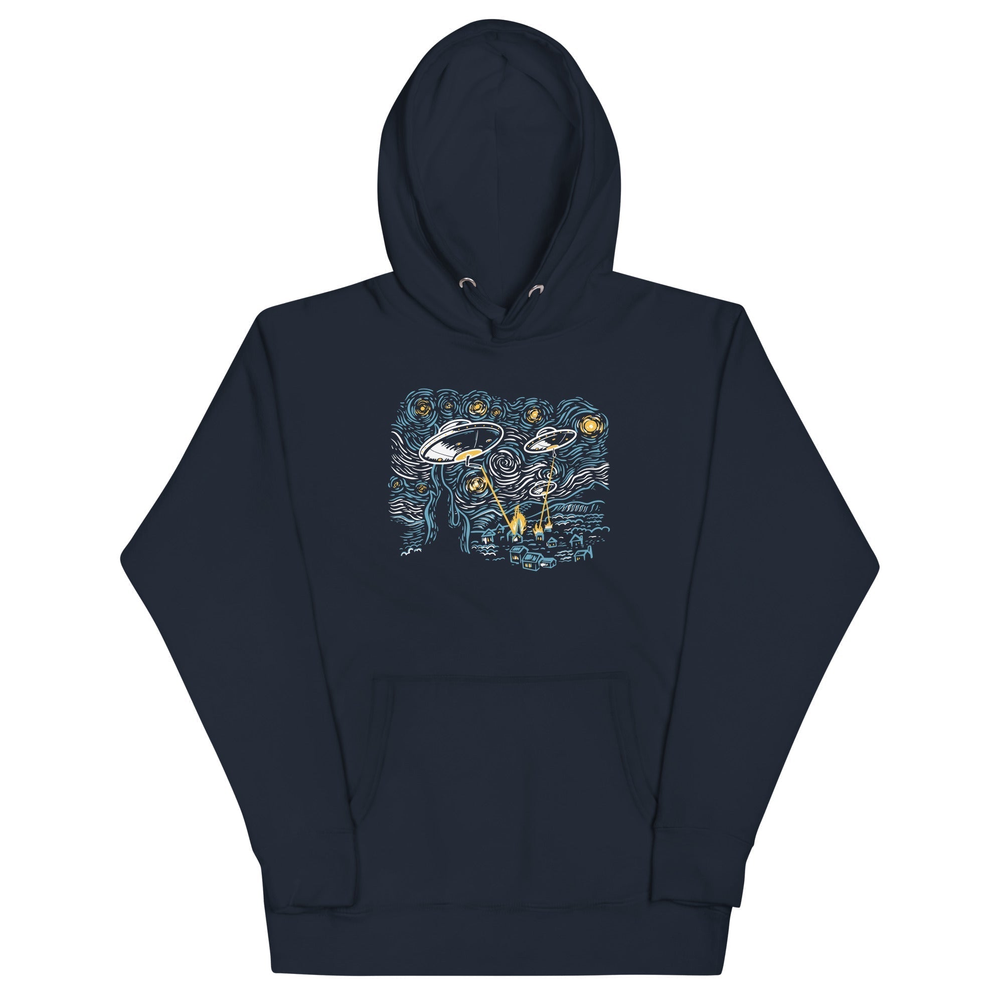 Starry Invasion Unisex Hoodie T-Shirts, Sweatshirt | CoreVibeTees.com (Image 2)