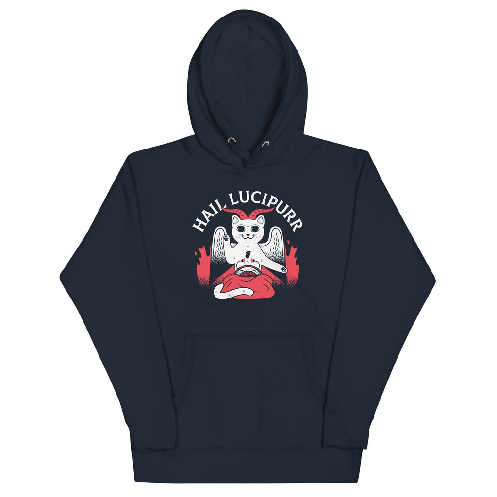 Hail Lucipurr Unisex Hoodie T-Shirts, Sweatshirt | CoreVibeTees.com (Image 2)