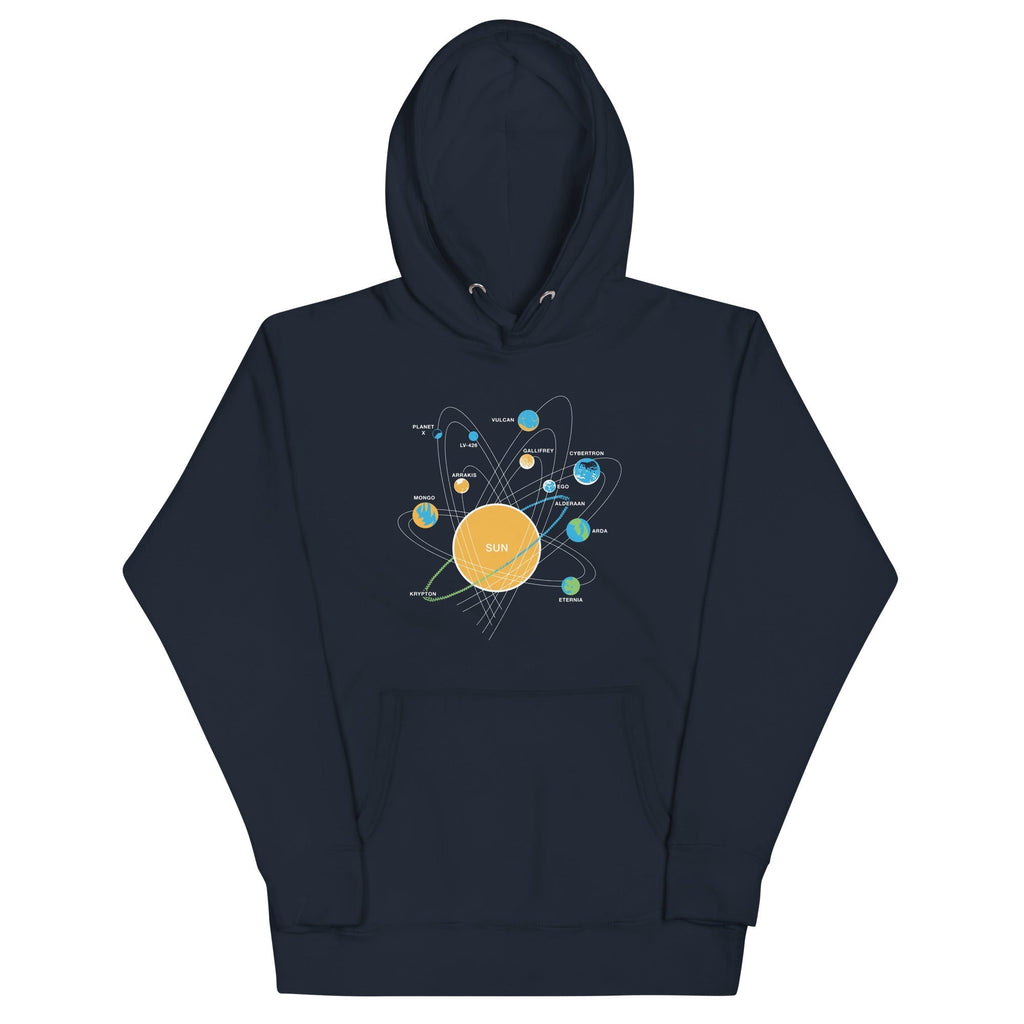 Solar System Unisex Hoodie T-Shirts, Sweatshirt | CoreVibeTees.com (Image 2)