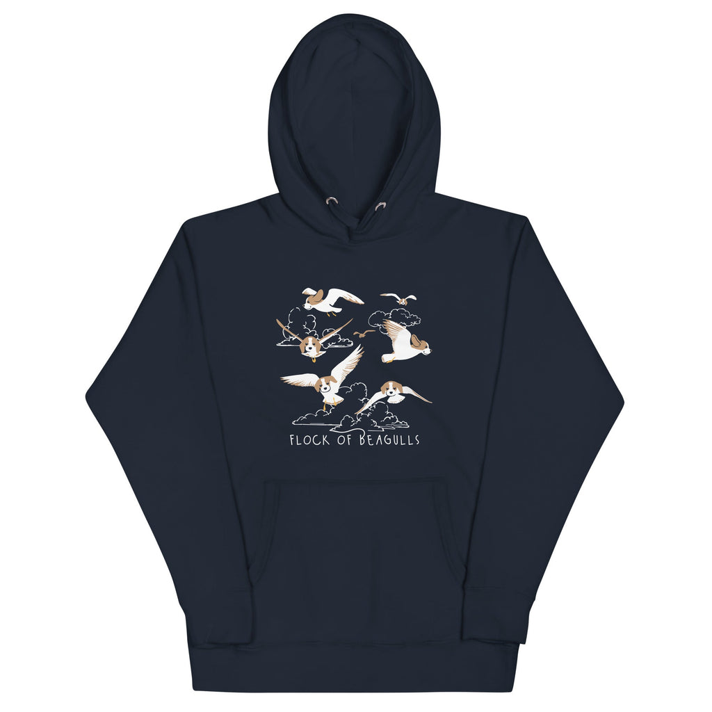 Flock Of Beagulls Unisex Hoodie T-Shirts, Sweatshirt | CoreVibeTees.com (Image 3)