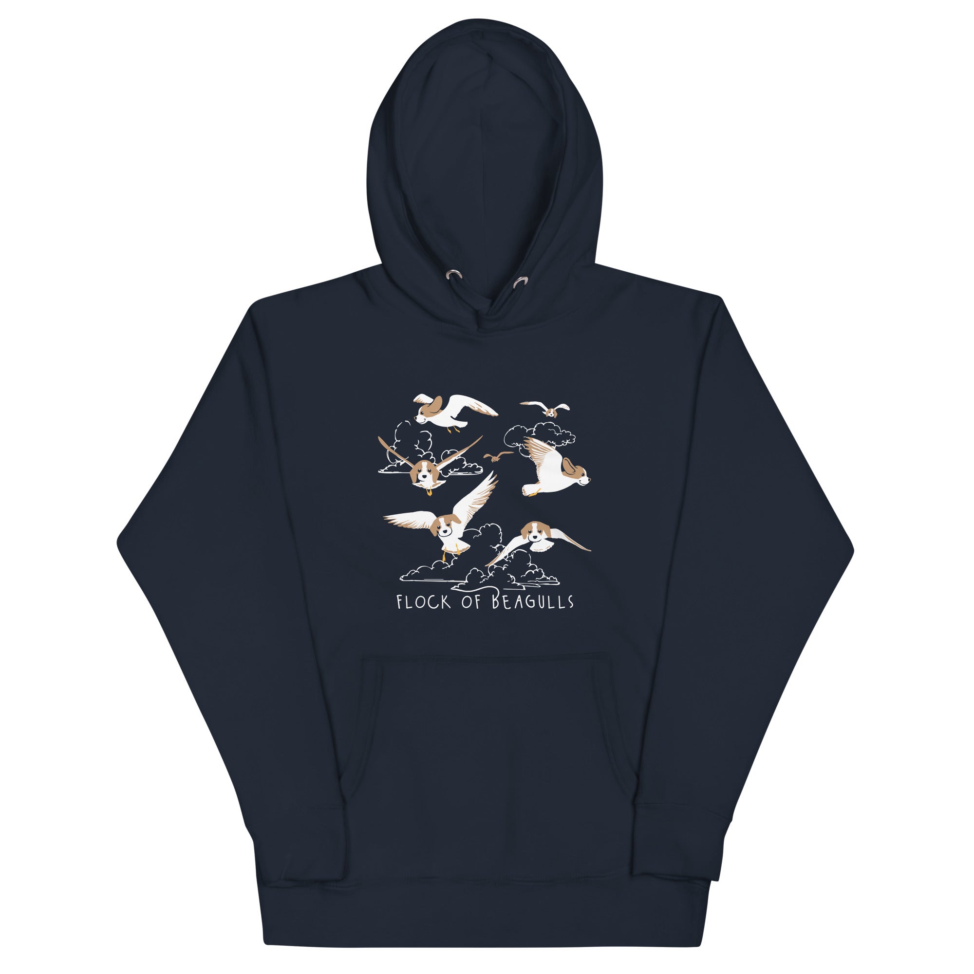 Flock Of Beagulls Unisex Hoodie T-Shirts, Sweatshirt | CoreVibeTees.com (Image 3)