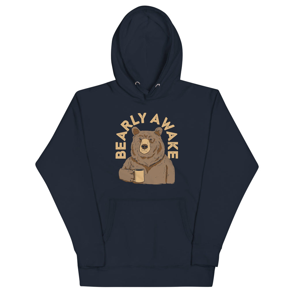 Bearly Awake Unisex Hoodie T-Shirts, Sweatshirt | CoreVibeTees.com (Image 2)