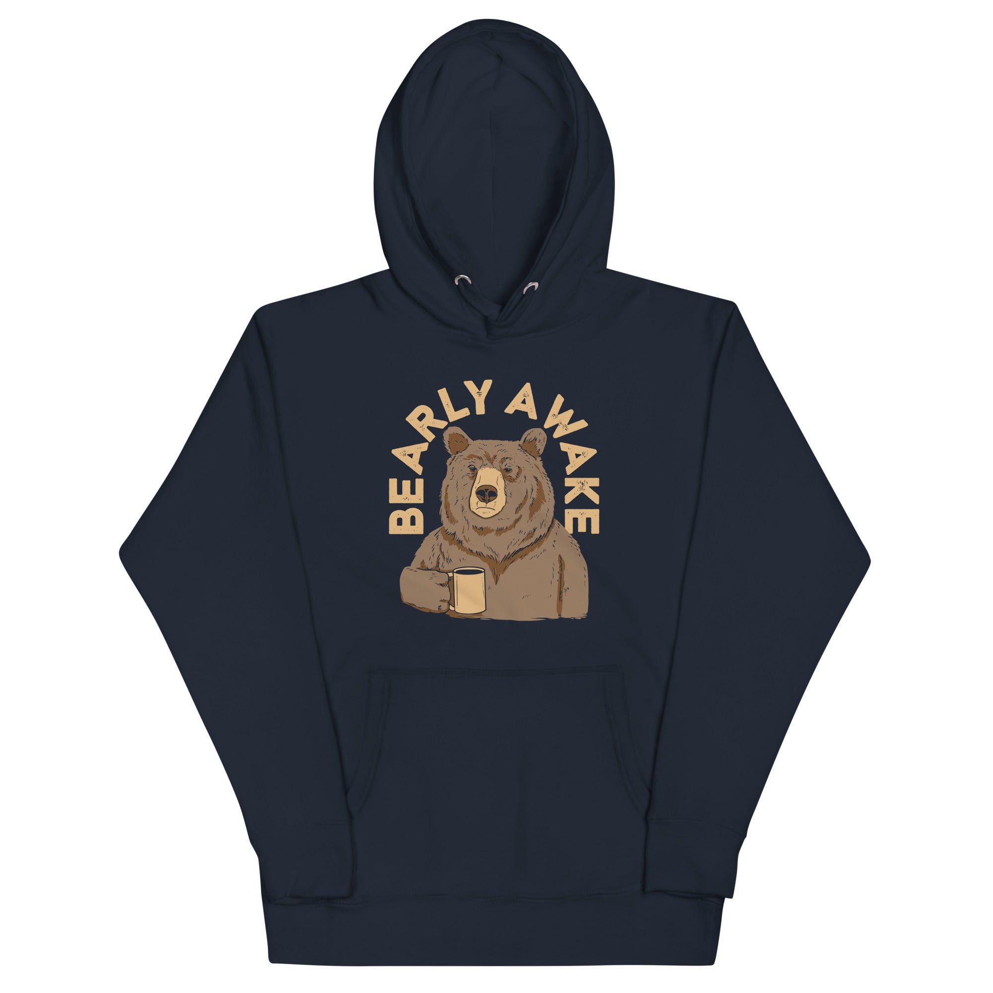 Bearly Awake Unisex Hoodie T-Shirts, Sweatshirt | CoreVibeTees.com (Image 2)
