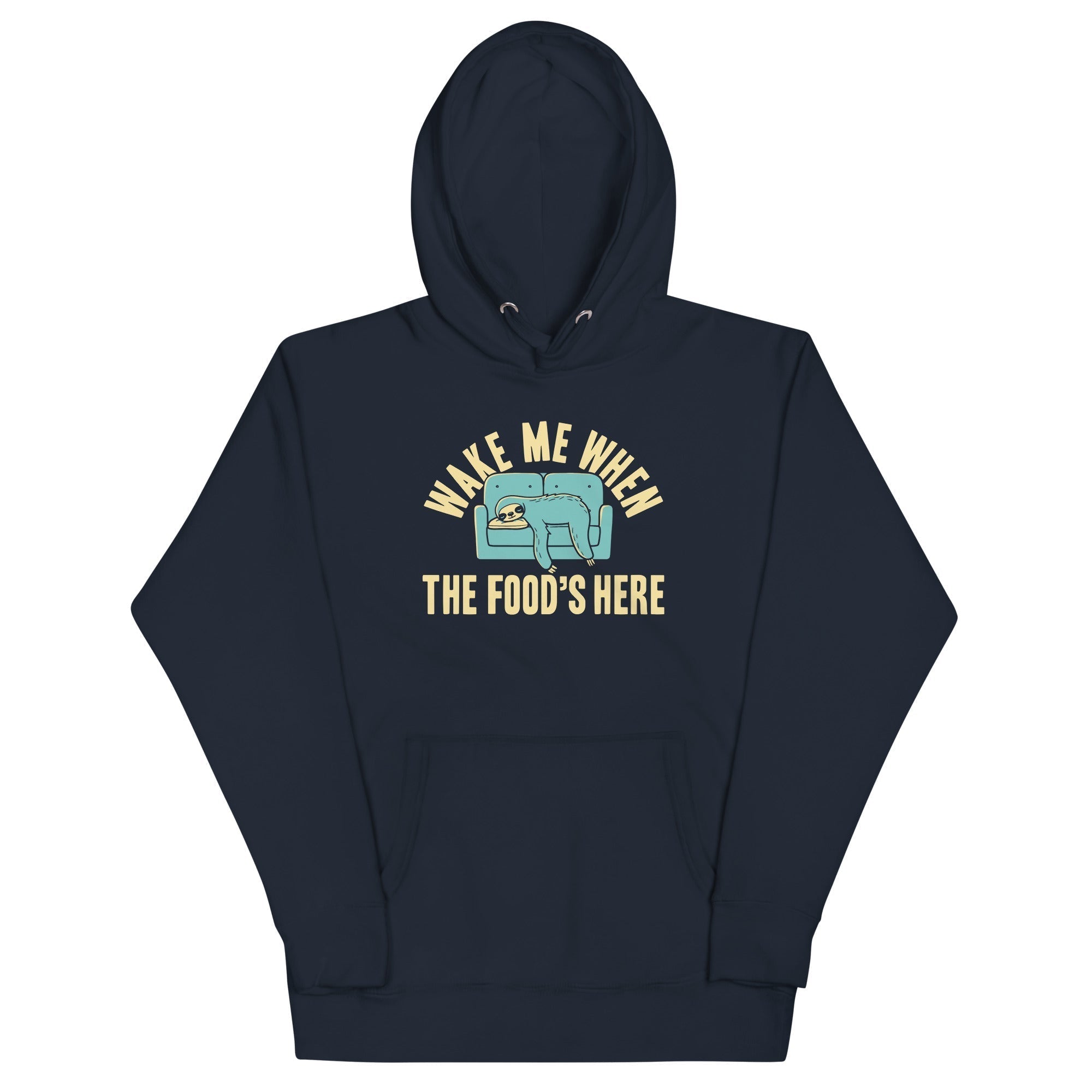 Wake Me When The Food's Here Unisex Hoodie T-Shirts, Sweatshirt | CoreVibeTees.com (Image 1)