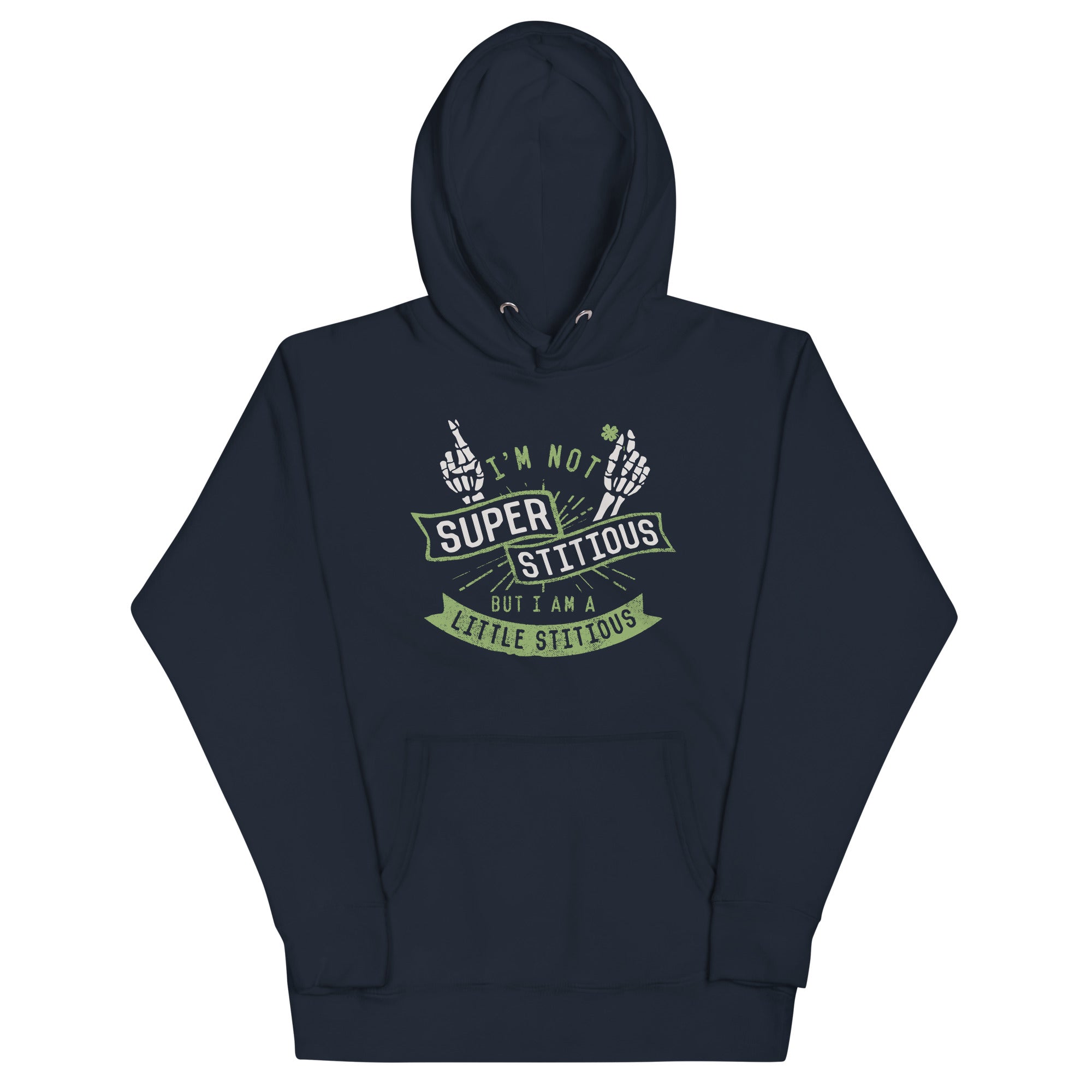 I'm Not Superstitious, But I Am A Little Stitious Unisex Hoodie T-Shirts, Sweatshirt | CoreVibeTees.com (Image 2)