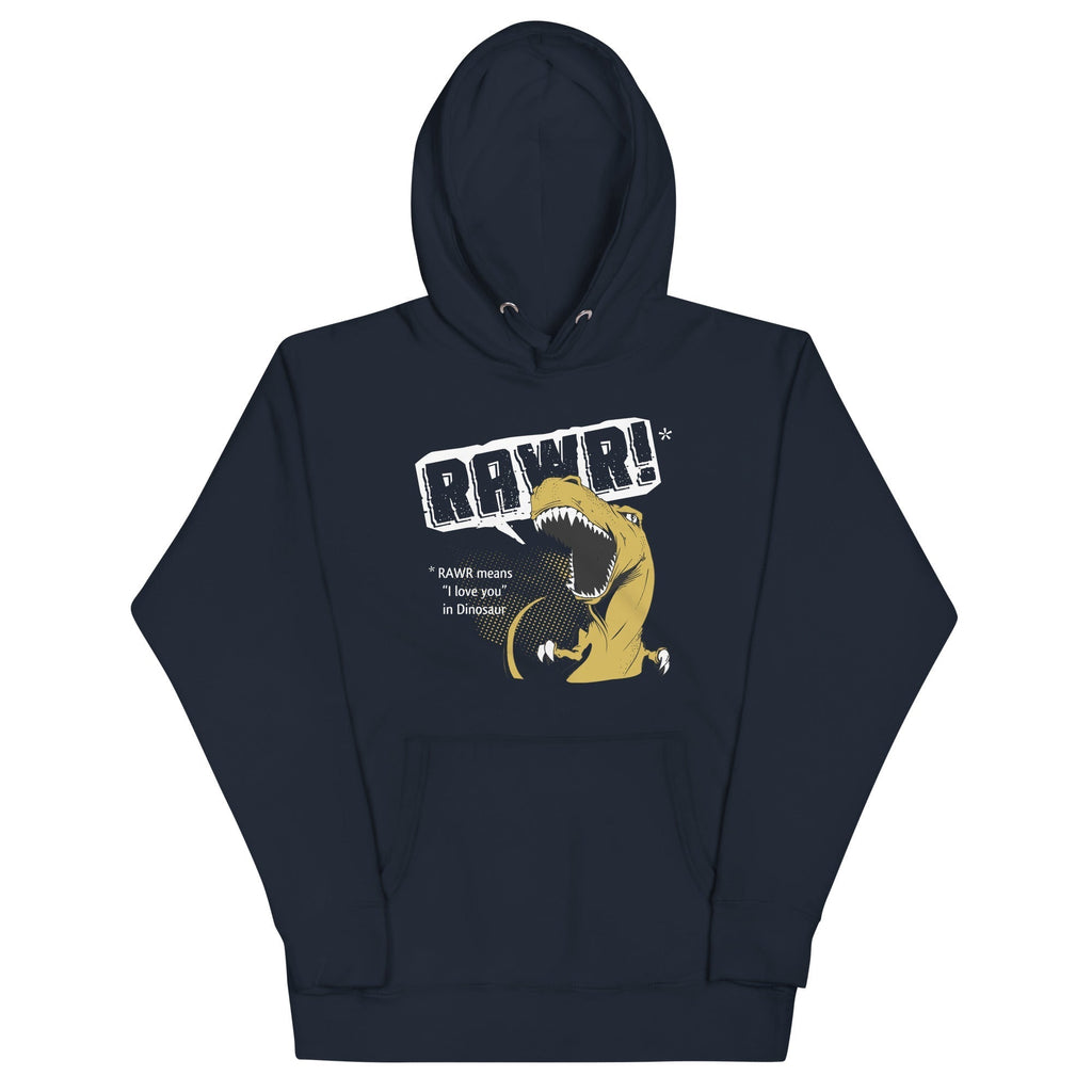 Rawr Means I Love You Unisex Hoodie T-Shirts, Sweatshirt | CoreVibeTees.com (Image 2)