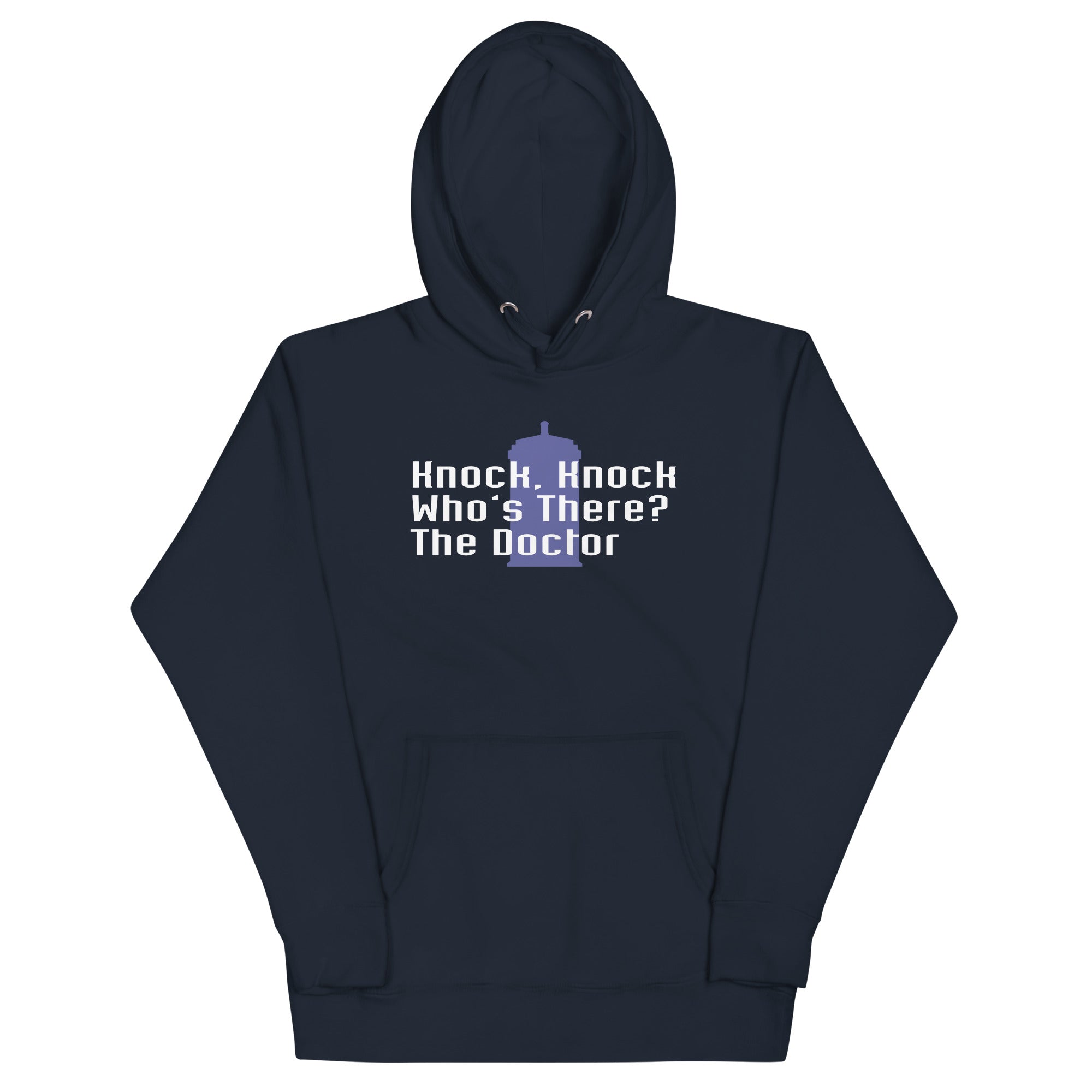 Knock Knock! Who's There? The Doctor Unisex Hoodie T-Shirts, Sweatshirt | CoreVibeTees.com (Image 1)