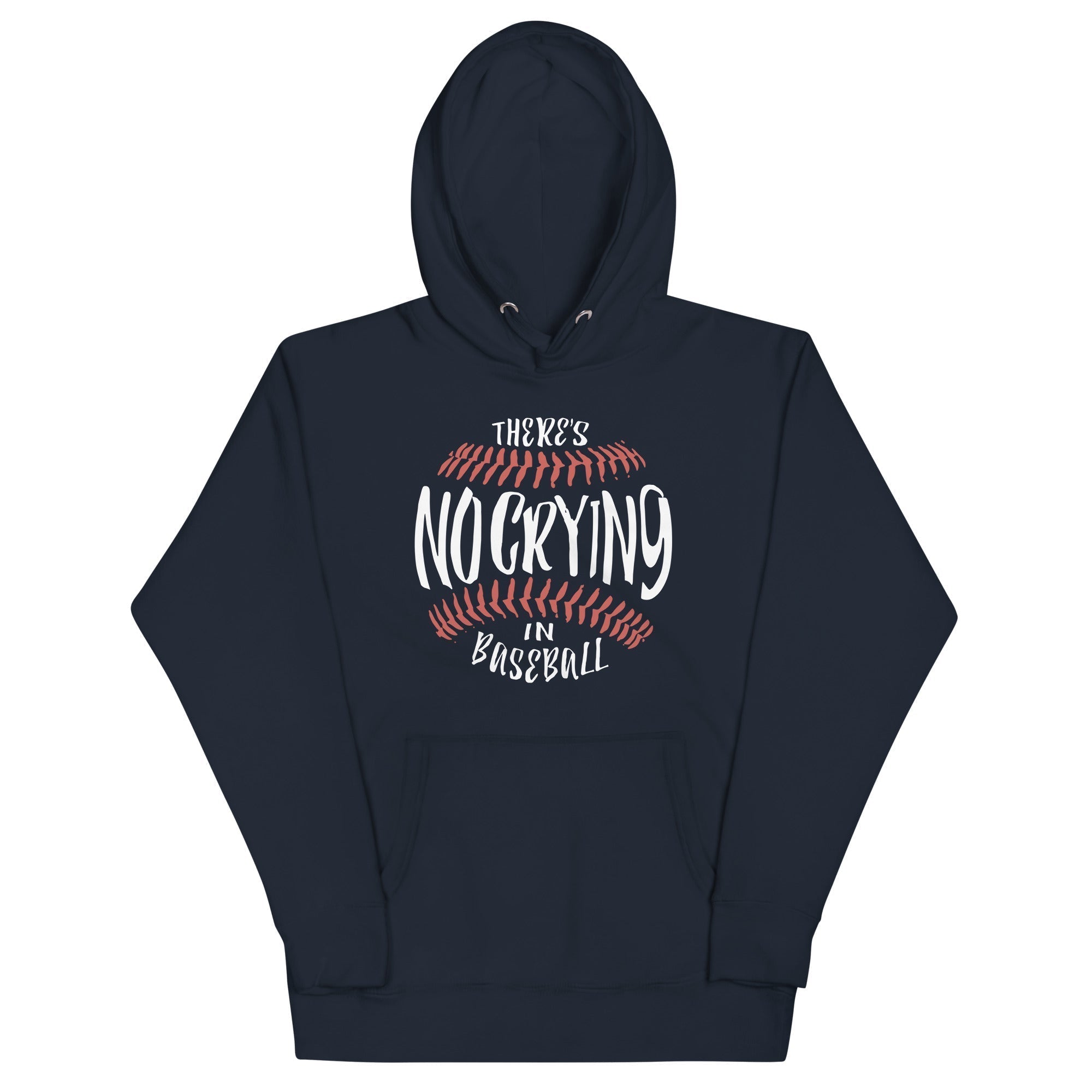 There's No Crying In Baseball Unisex Hoodie T-Shirts, Sweatshirt | CoreVibeTees.com (Image 3)