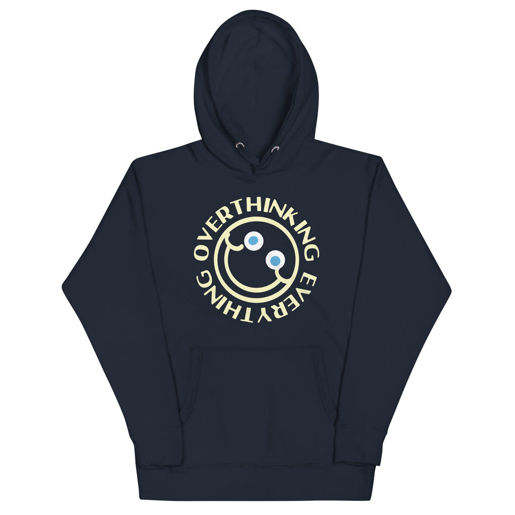 Overthinking Everything Unisex Hoodie T-Shirts, Sweatshirt | CoreVibeTees.com (Image 3)